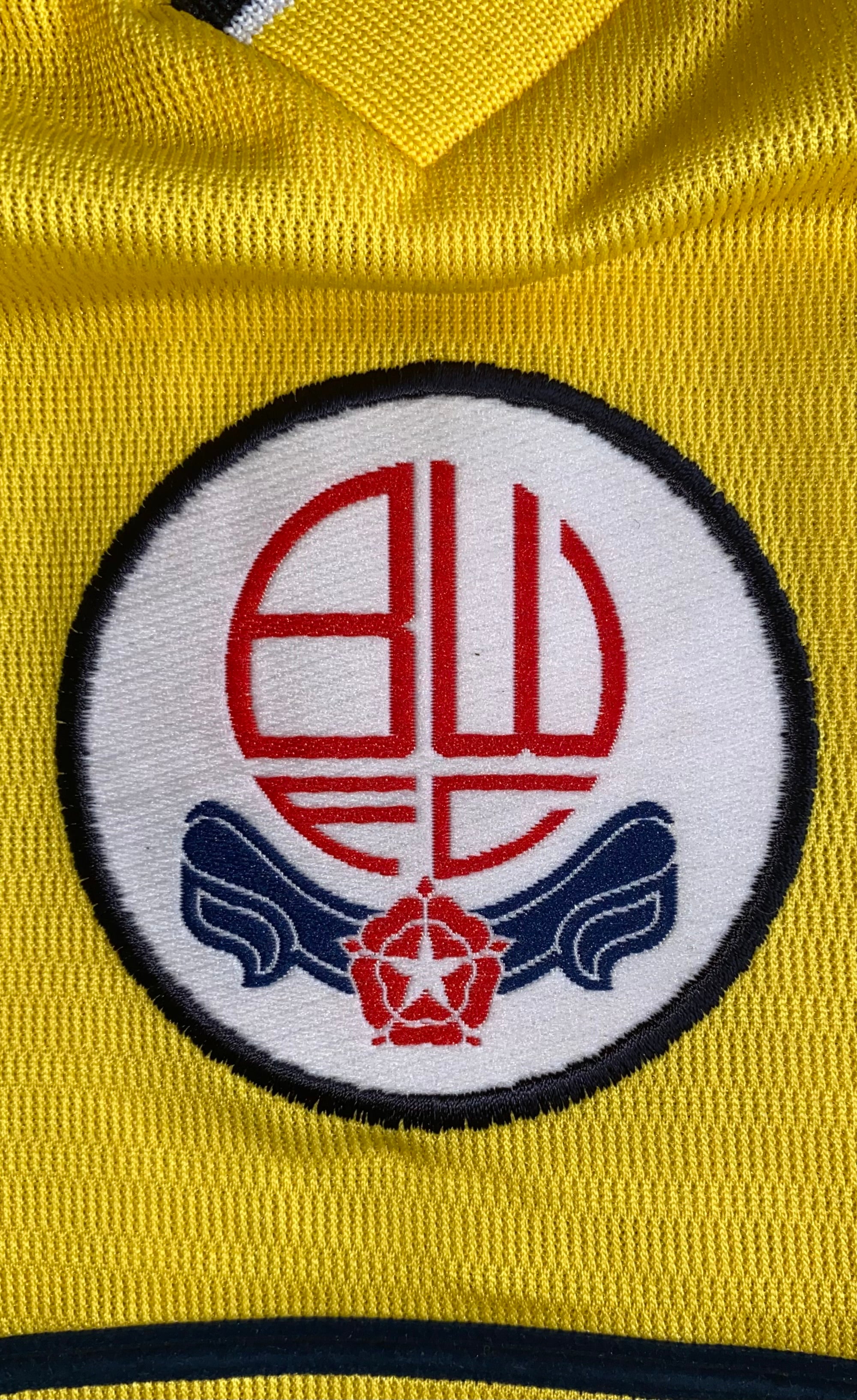 1998/99 BOLTON WANDERERS MATCH WORN AWAY SHIRT HOLDSWORTH #10