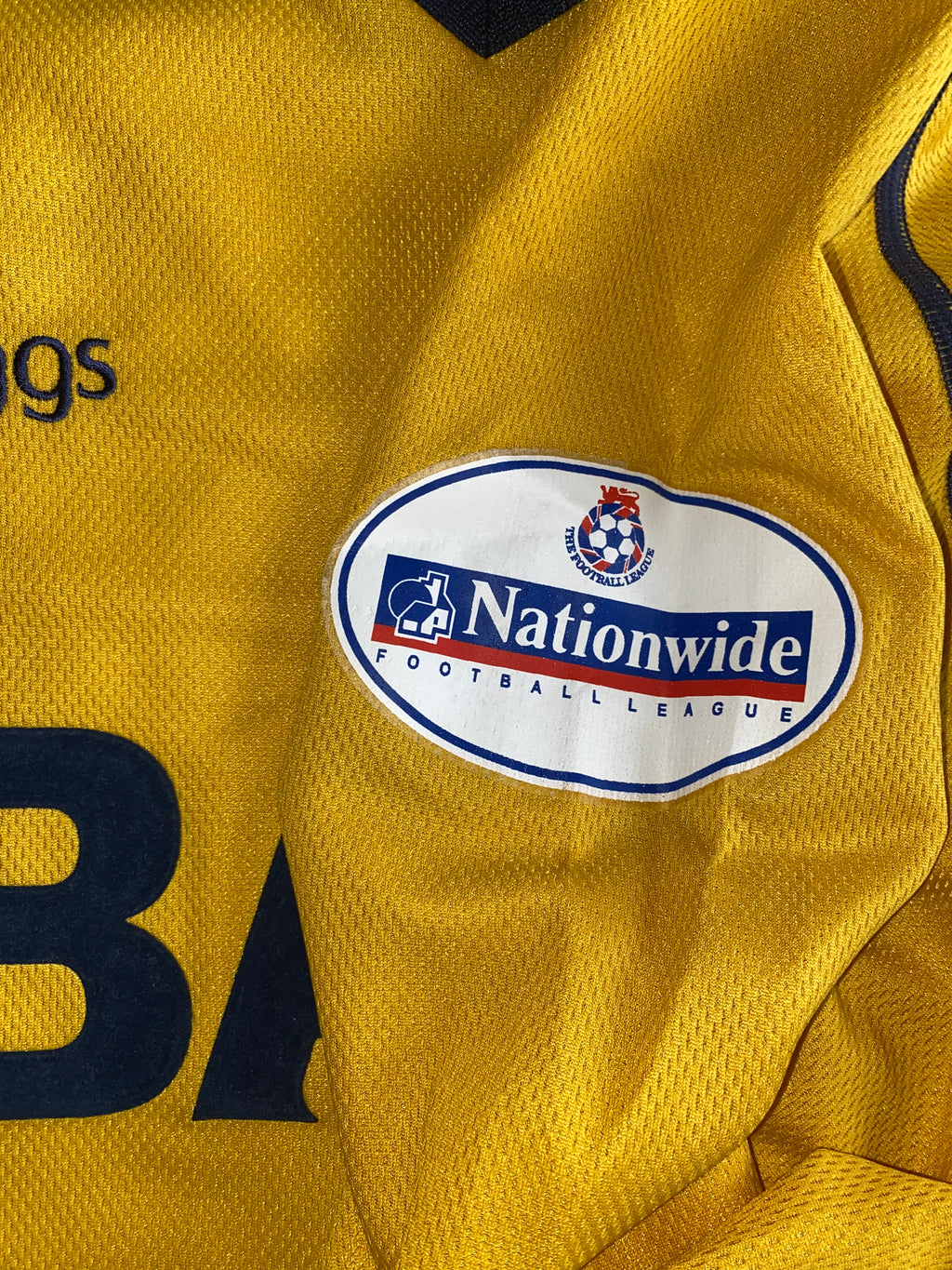 2001/02 PRESTON NORTH END MATCH WORN AWAY SHIRT (WRIGHT #23)
