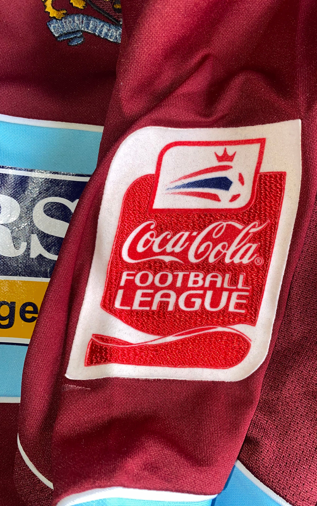 2003/04 BURNLEY MATCH WORN HOME SHIRT (O,CONNOR #7)