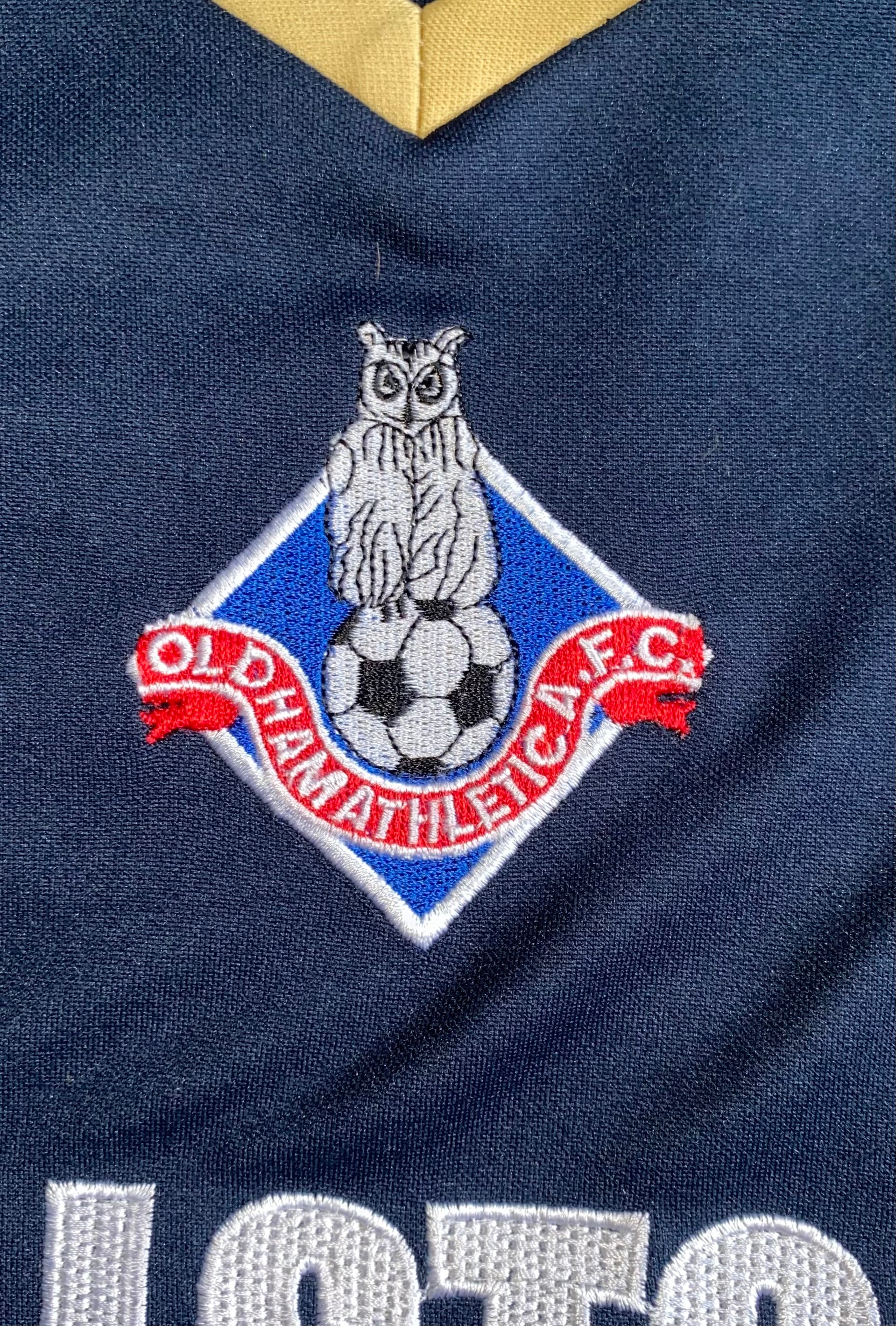 2006/07 OLDHAM ATHLETIC MATCH WORN AWAY SHIRT (HALL #12)