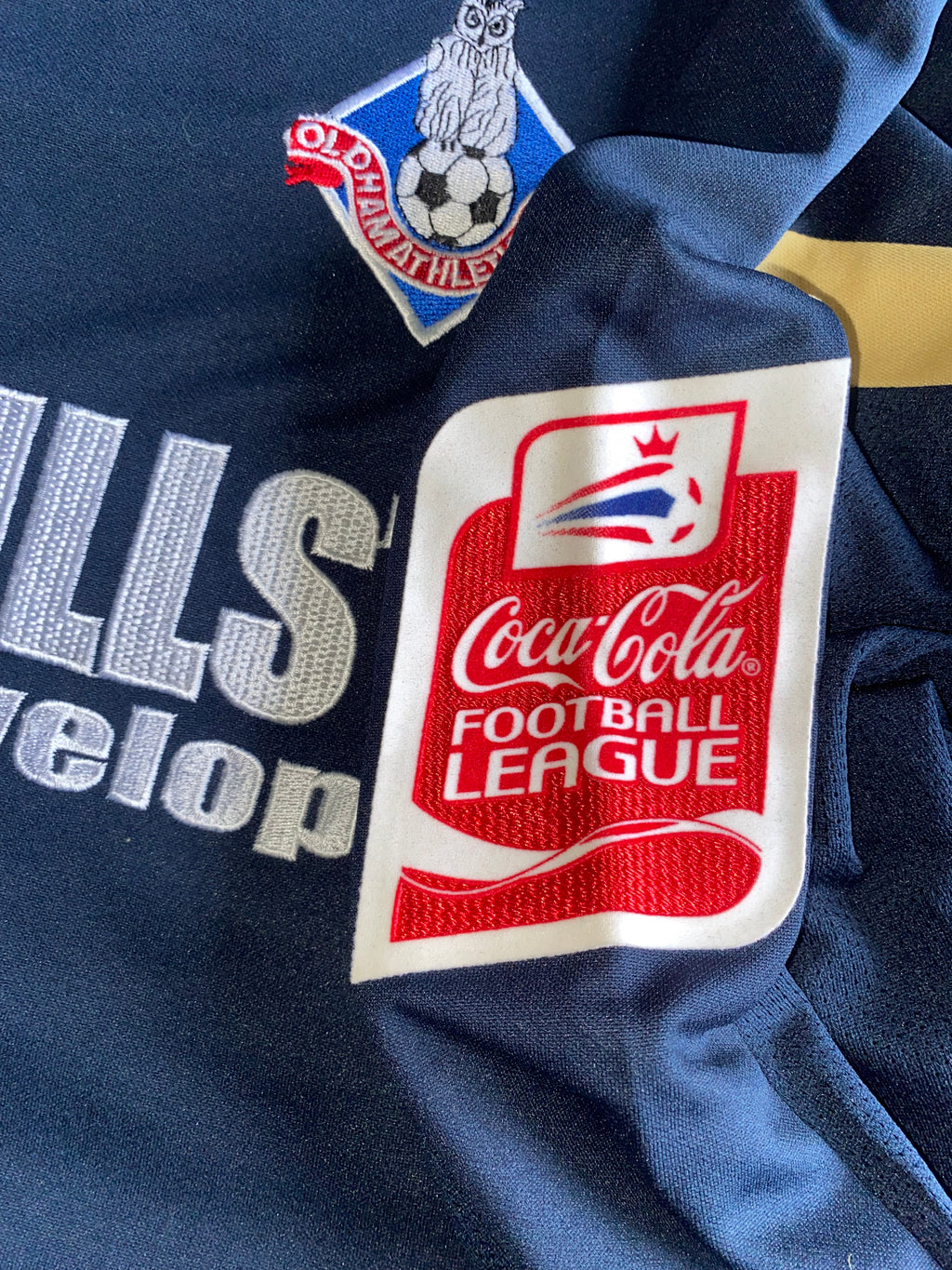2006/07 OLDHAM ATHLETIC MATCH WORN AWAY SHIRT (HALL #12)