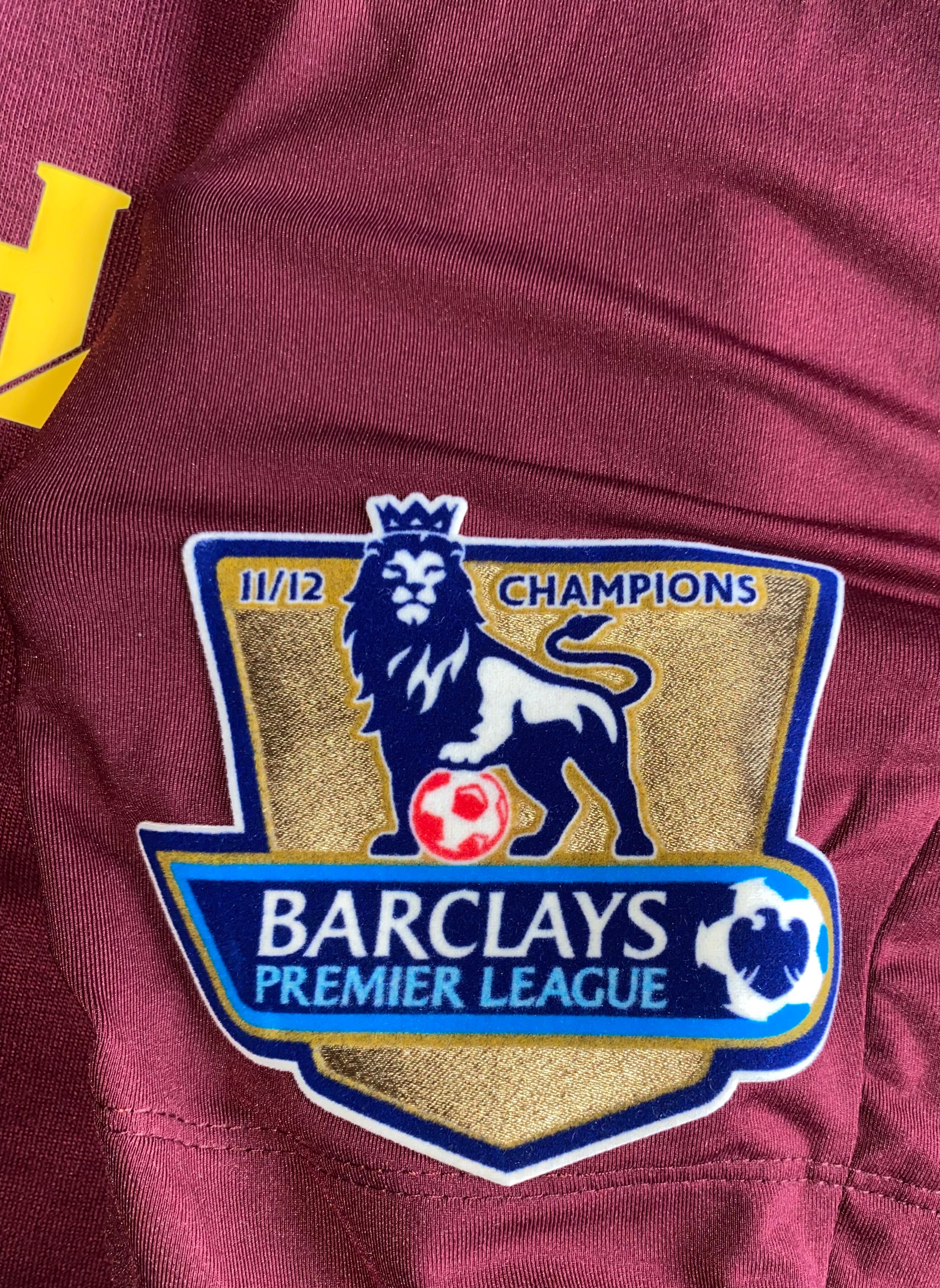 2012/13 MANCHESTER CITY MATCH ISSUE AWAY SHIRT (CLICHY #22)
