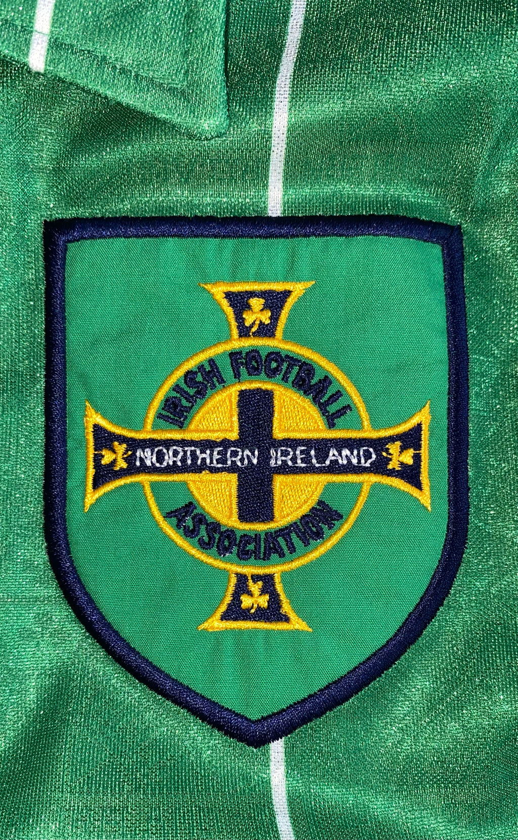 1993 NORTHERN IRELAND MATCH WORN HOME SHIRT (MCGIBBON #16)