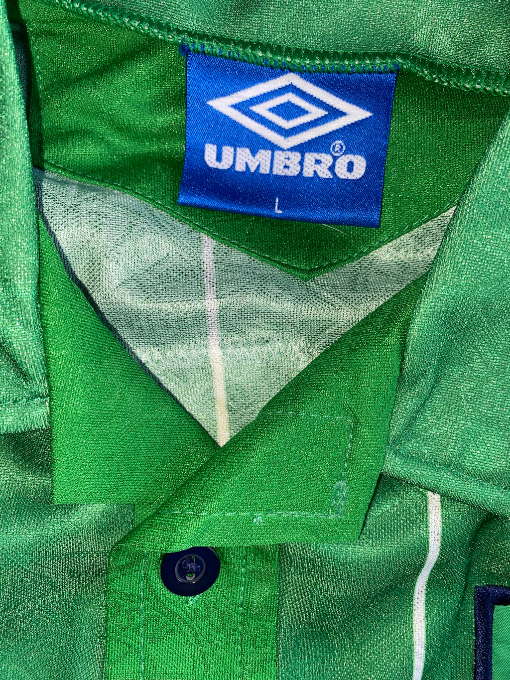 1993 NORTHERN IRELAND MATCH WORN HOME SHIRT (MCGIBBON #16)