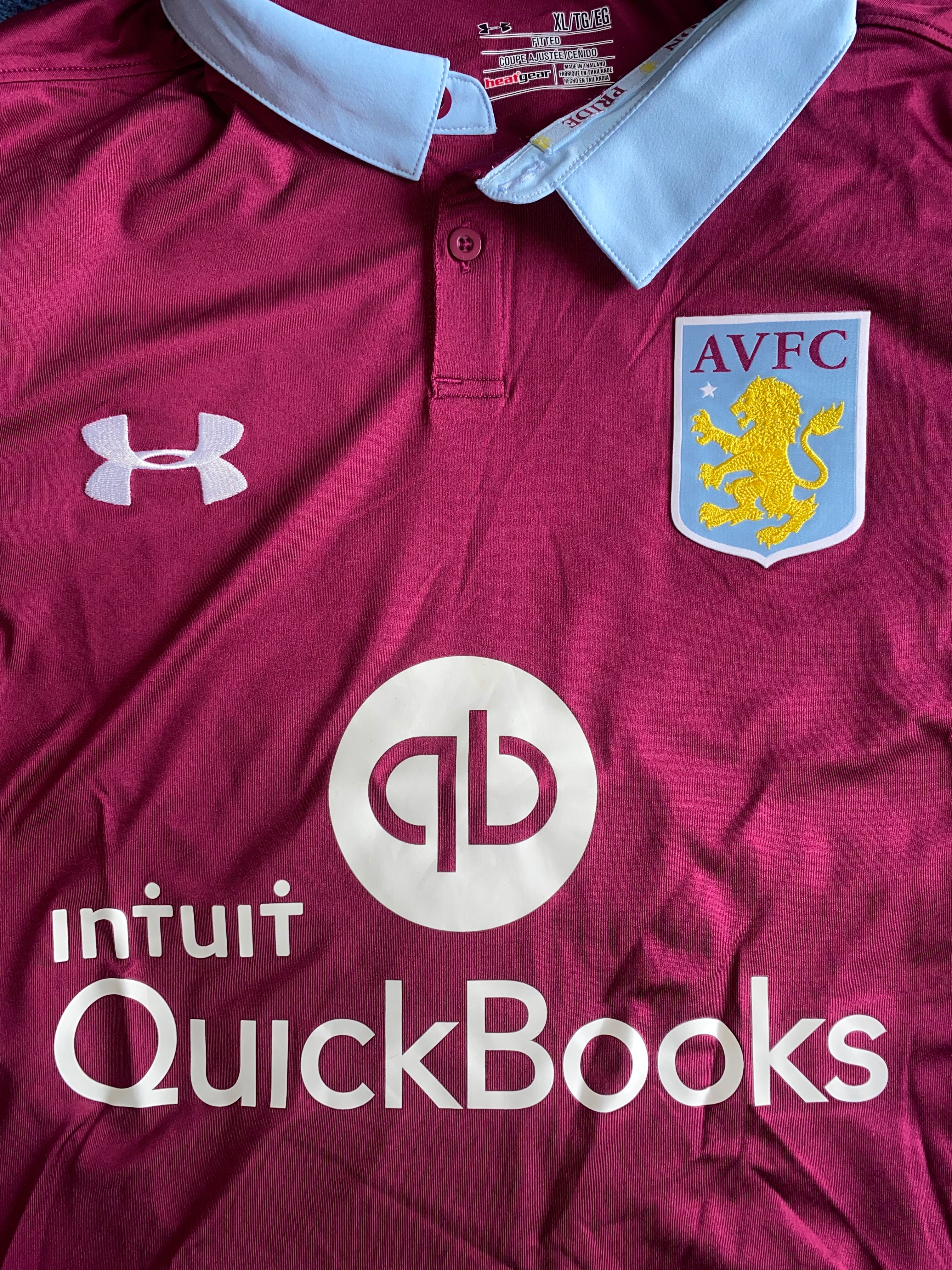 2016/17 ASTON VILLA MATCH ISSUE HOME SHIRT (BENNETT #3)