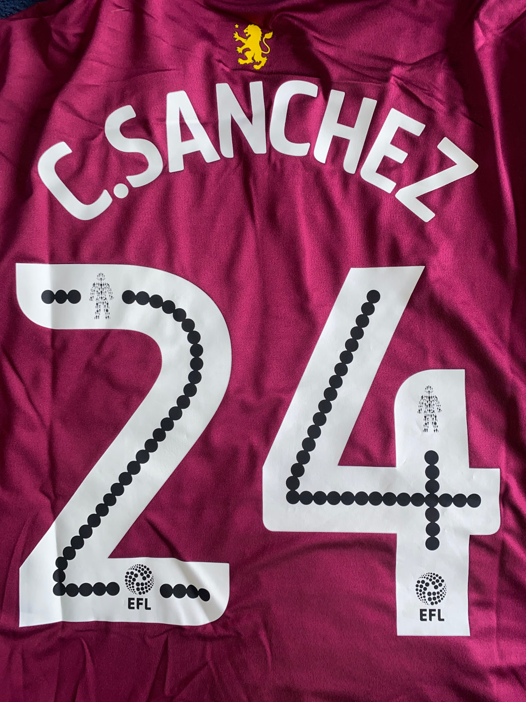 2016/17 ASTON VILLA MATCH ISSUE HOME SHIRT (BENNETT #3)