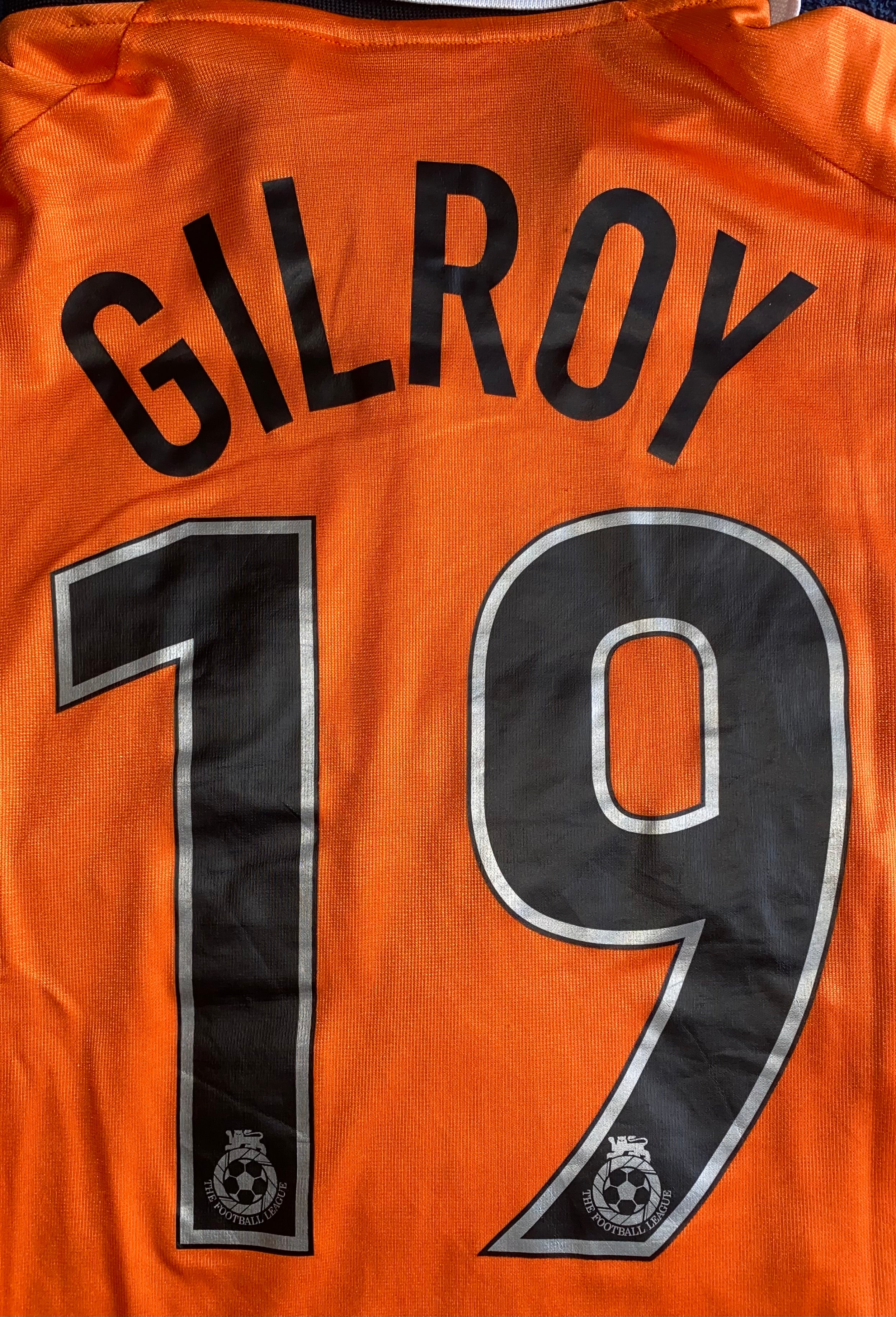2002/03 BRISTOL ROVERS MATCH WORN AWAY SHIRT (GILROY #19)