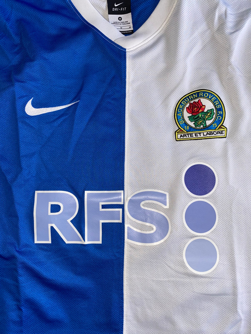 2013/14 BLACKBURN ROVERS MATCH WORN AWAY SHIRT (SPUR #3)