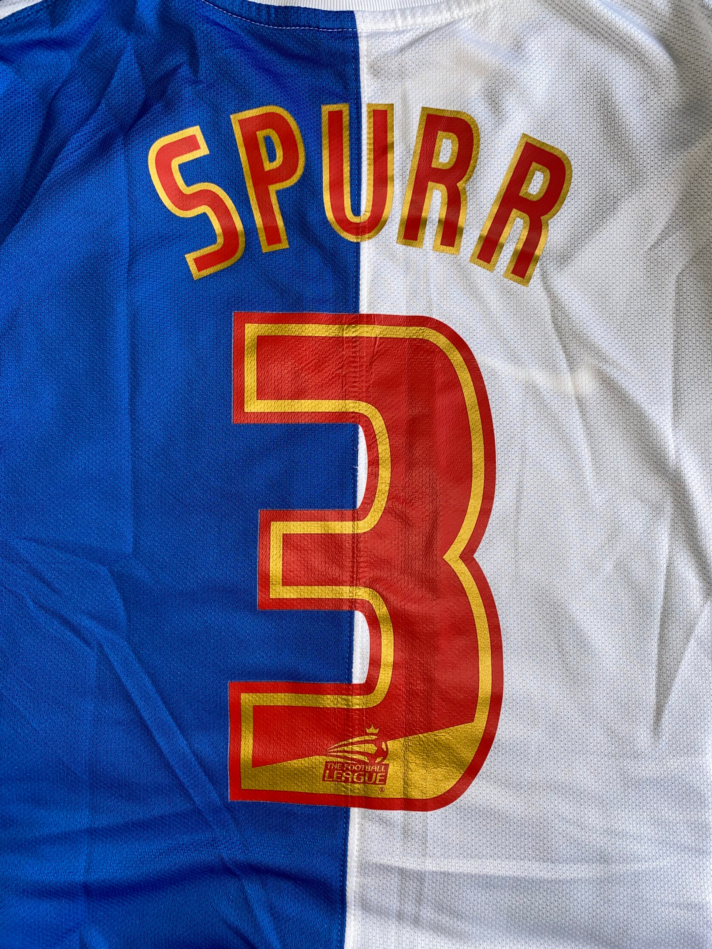 2013/14 BLACKBURN ROVERS MATCH WORN AWAY SHIRT (SPUR #3)