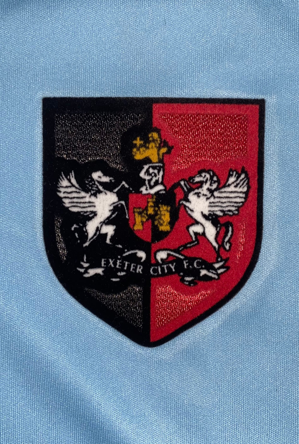 2013/14 ELLIOT CHAMBERLAIN MATCH WORN EXETER CITY AWAY SHIRT