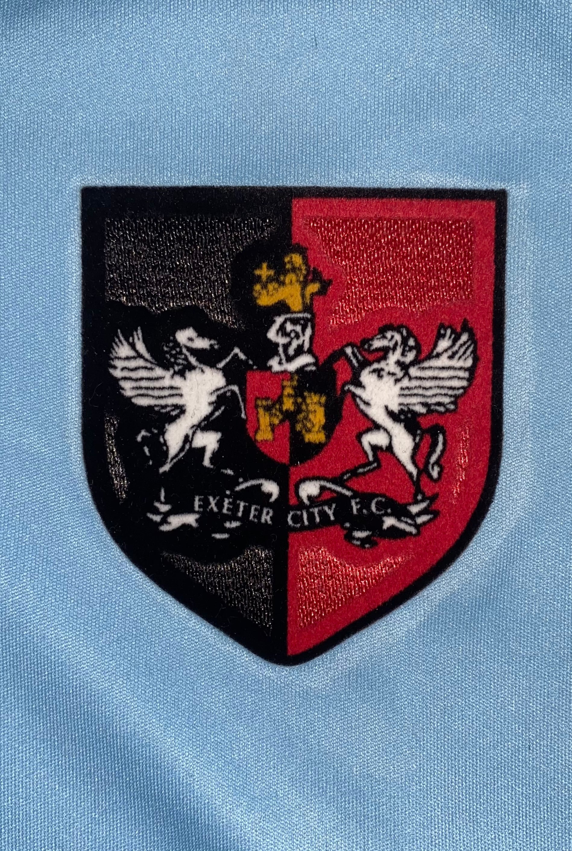 2013/14 ELLIOT CHAMBERLAIN MATCH WORN EXETER CITY AWAY SHIRT