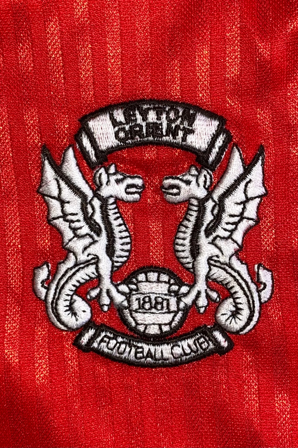1991/92 LEYTON ORIENT MATCH ISSUE BUKTA HOME SHIRT #4