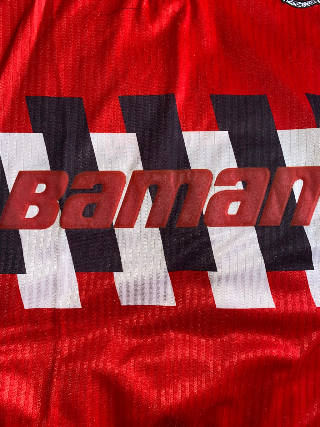 1991/92 LEYTON ORIENT MATCH ISSUE BUKTA HOME SHIRT #4