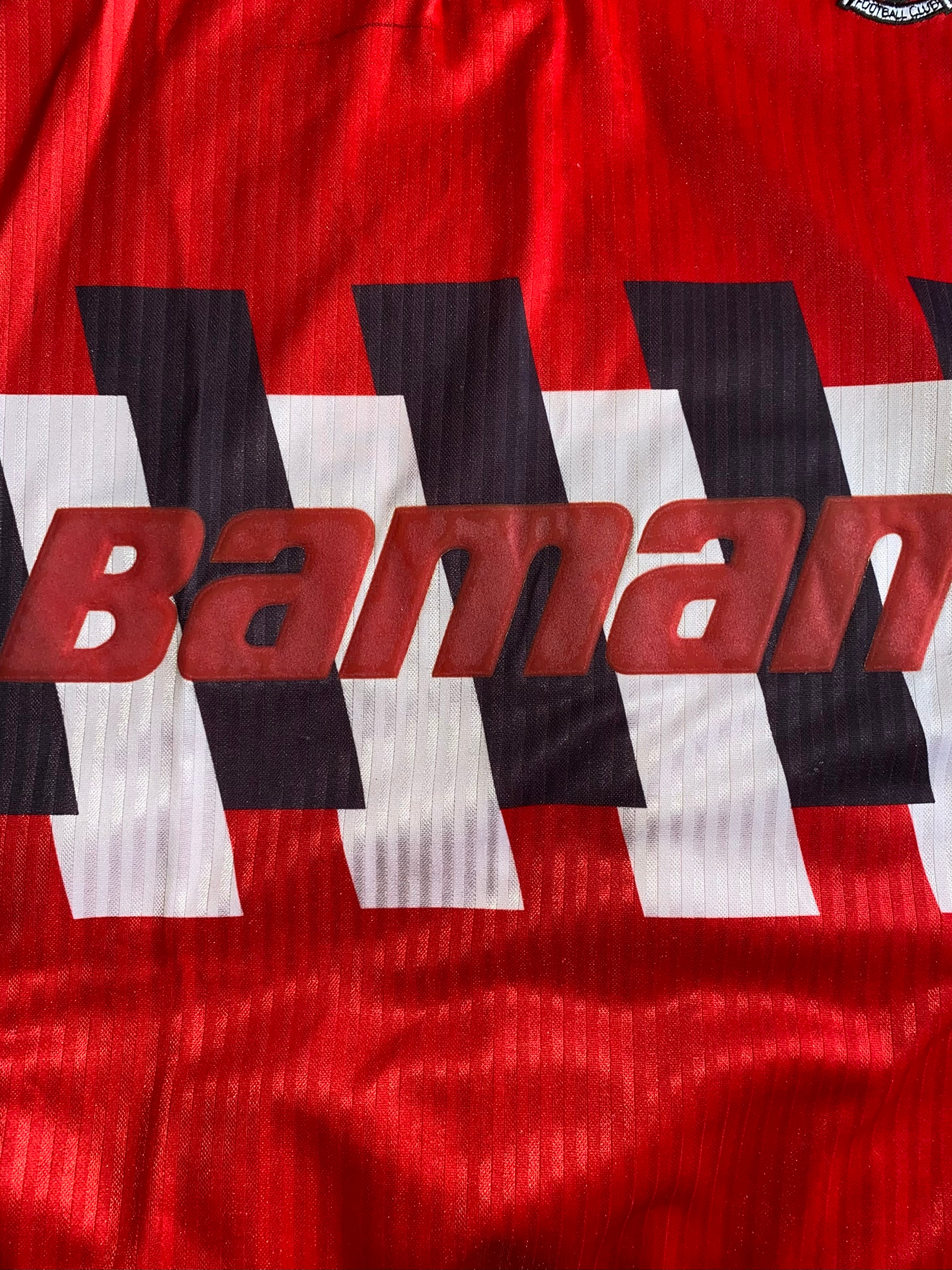 1991/92 LEYTON ORIENT MATCH ISSUE BUKTA HOME SHIRT #4