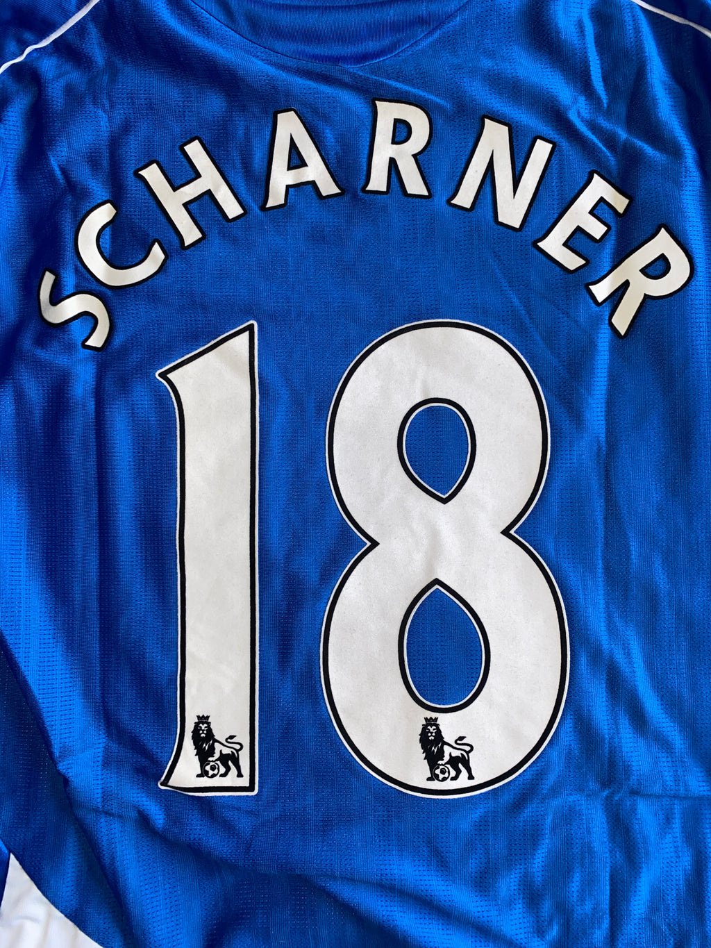 2007/08 WIGAN ATHLETIC MATCH WORN HOME SHIRT (SCHARNER #18)