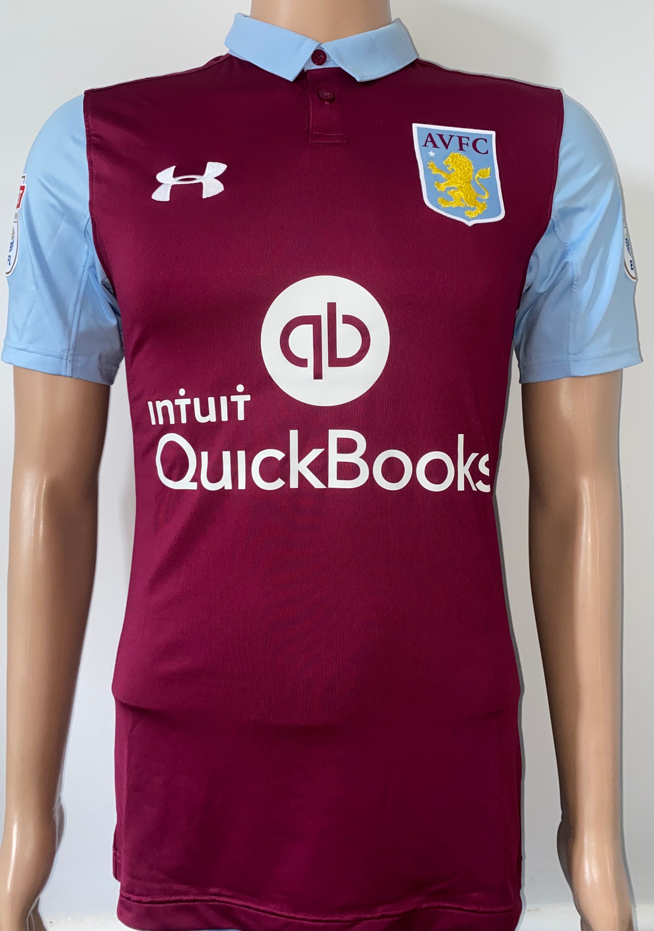 2016/17 ASTON VILLA MATCH ISSUE HOME SHIRT (BENNETT #3)