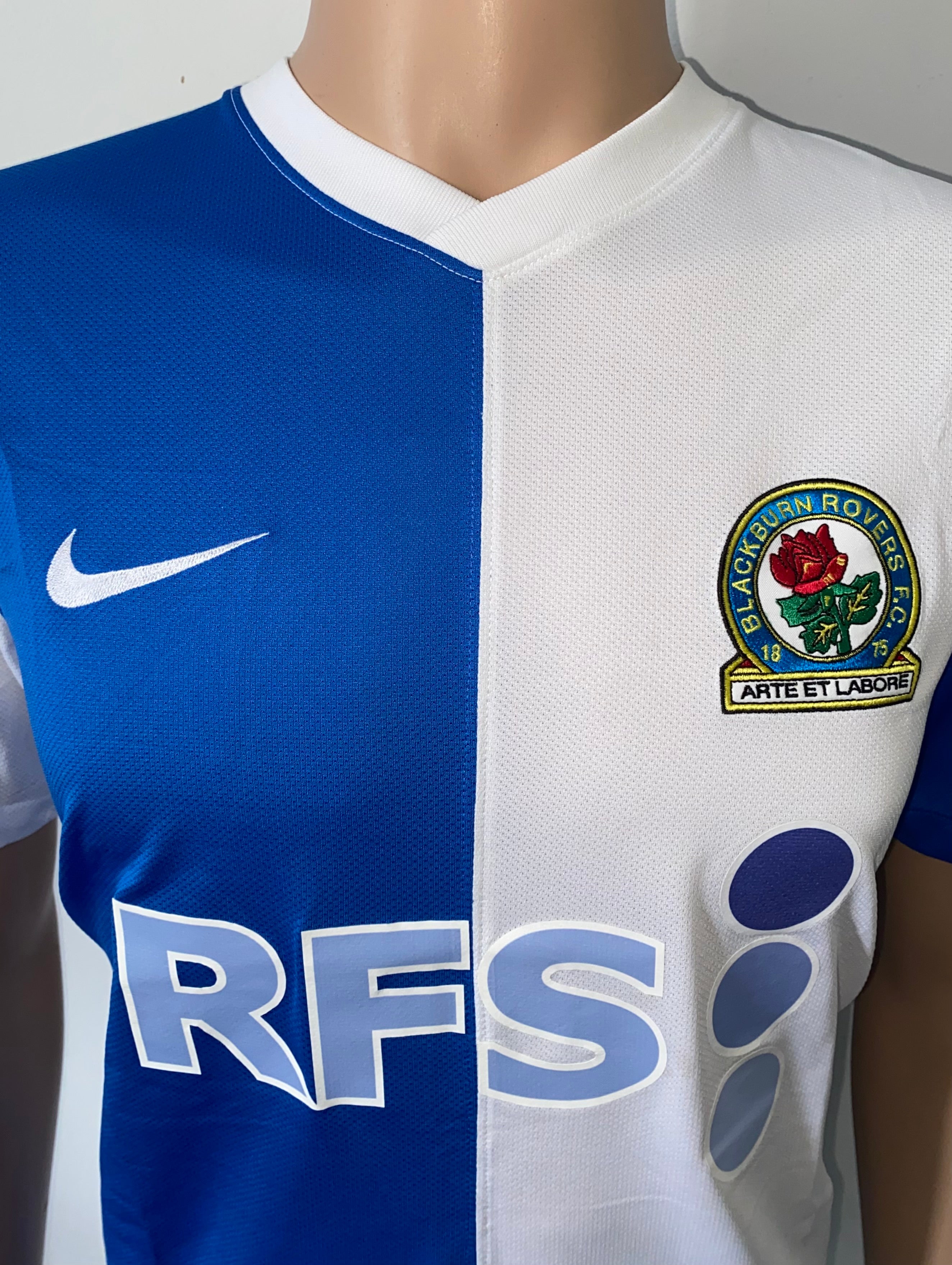 2013/14 BLACKBURN ROVERS MATCH WORN AWAY SHIRT (SPUR #3)