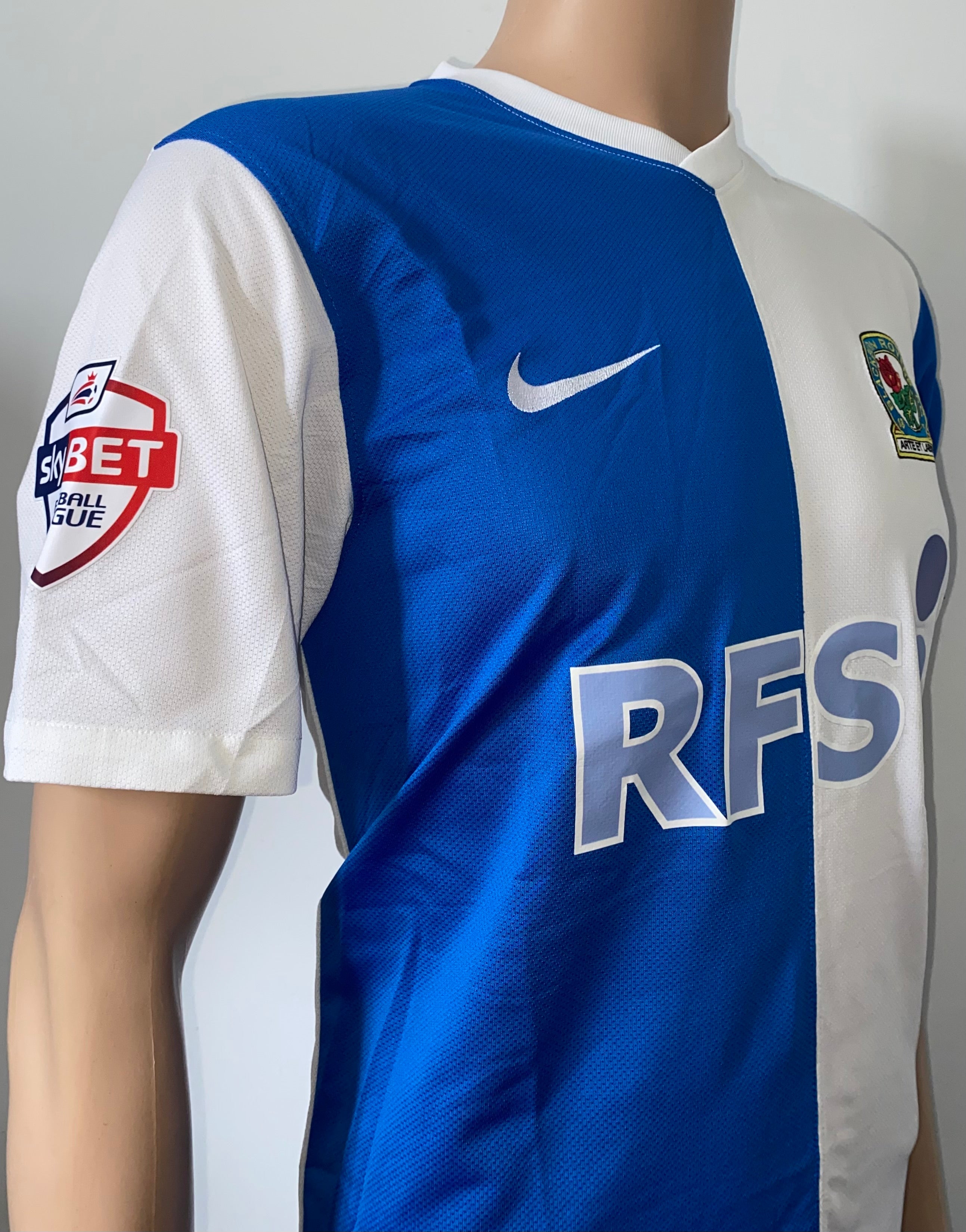 2013/14 BLACKBURN ROVERS MATCH WORN AWAY SHIRT (SPUR #3)