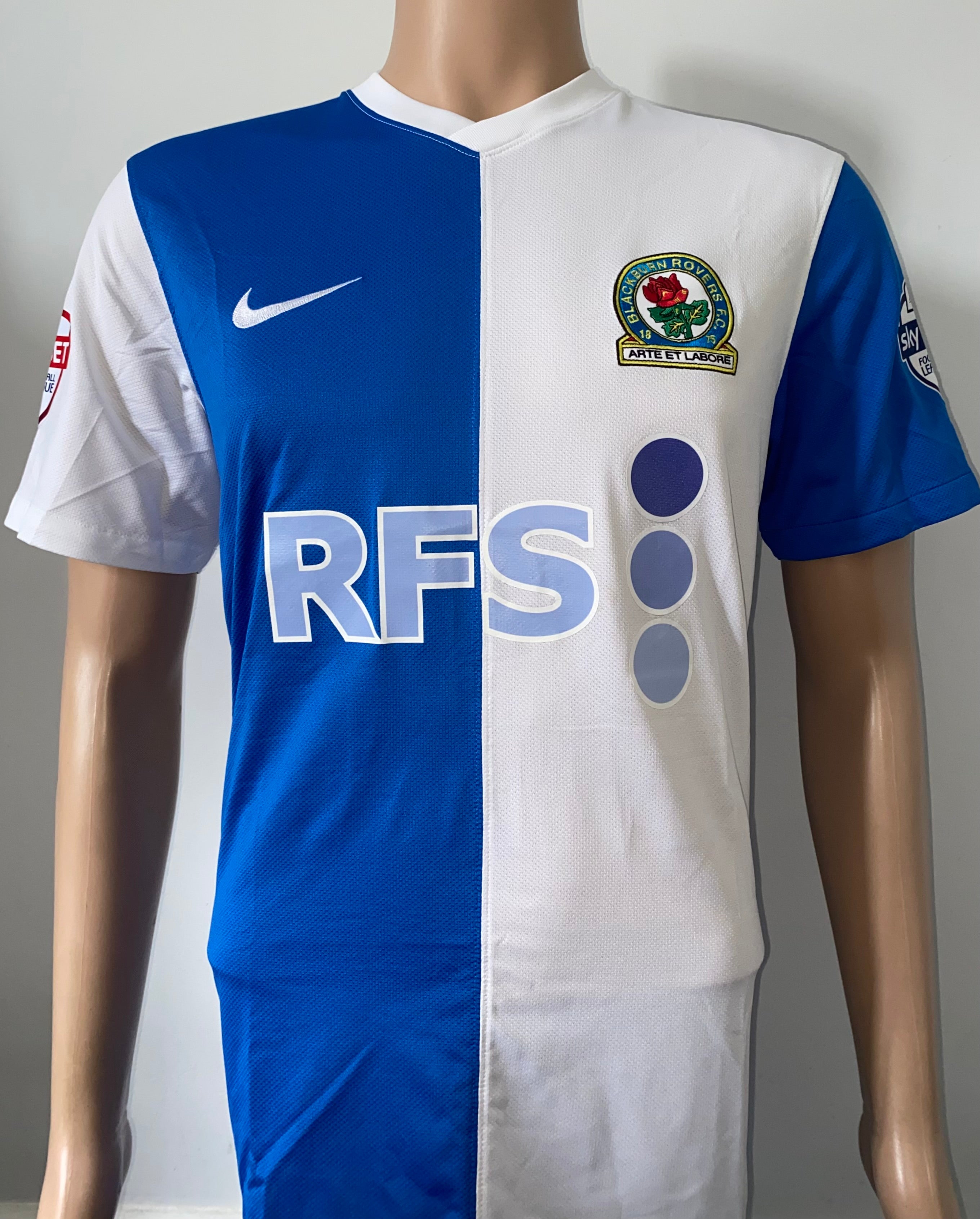 2013/14 BLACKBURN ROVERS MATCH WORN AWAY SHIRT (SPUR #3)