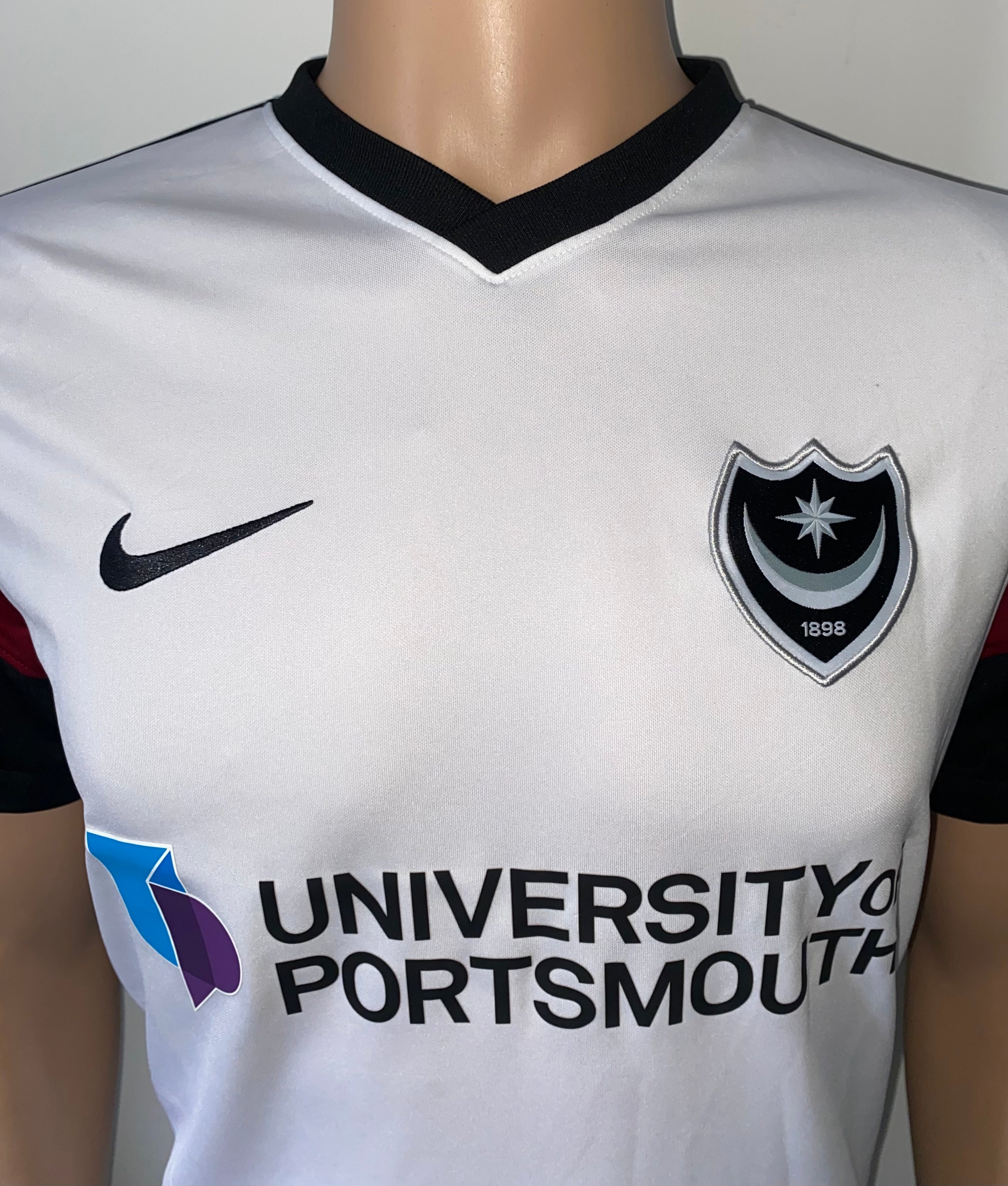 2021/22 PORTSMOUTH MATCH WORN AWAY SHIRT (DOWNING #26)