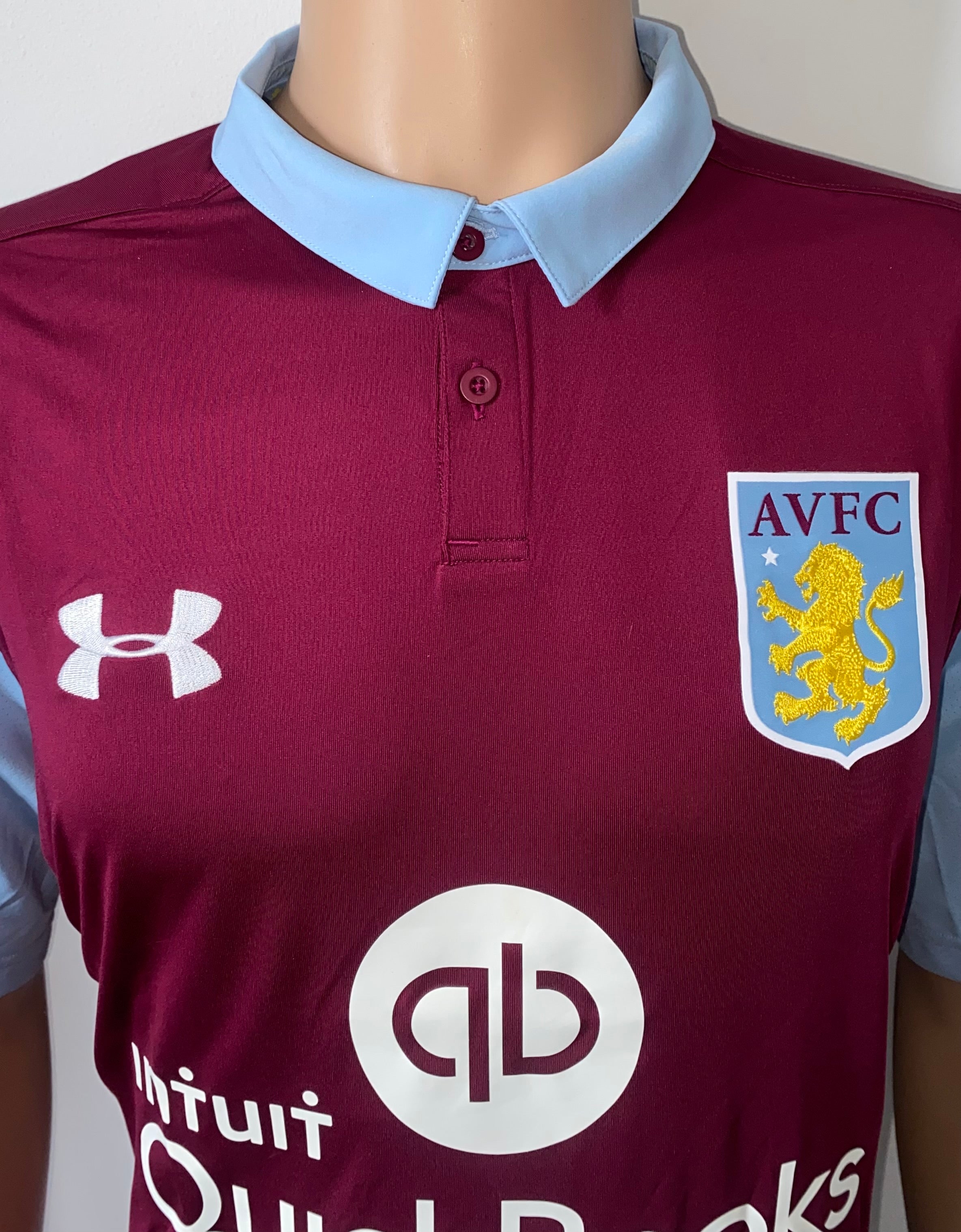 2016/17 ASTON VILLA MATCH ISSUE HOME SHIRT (SANCHEZ #24)