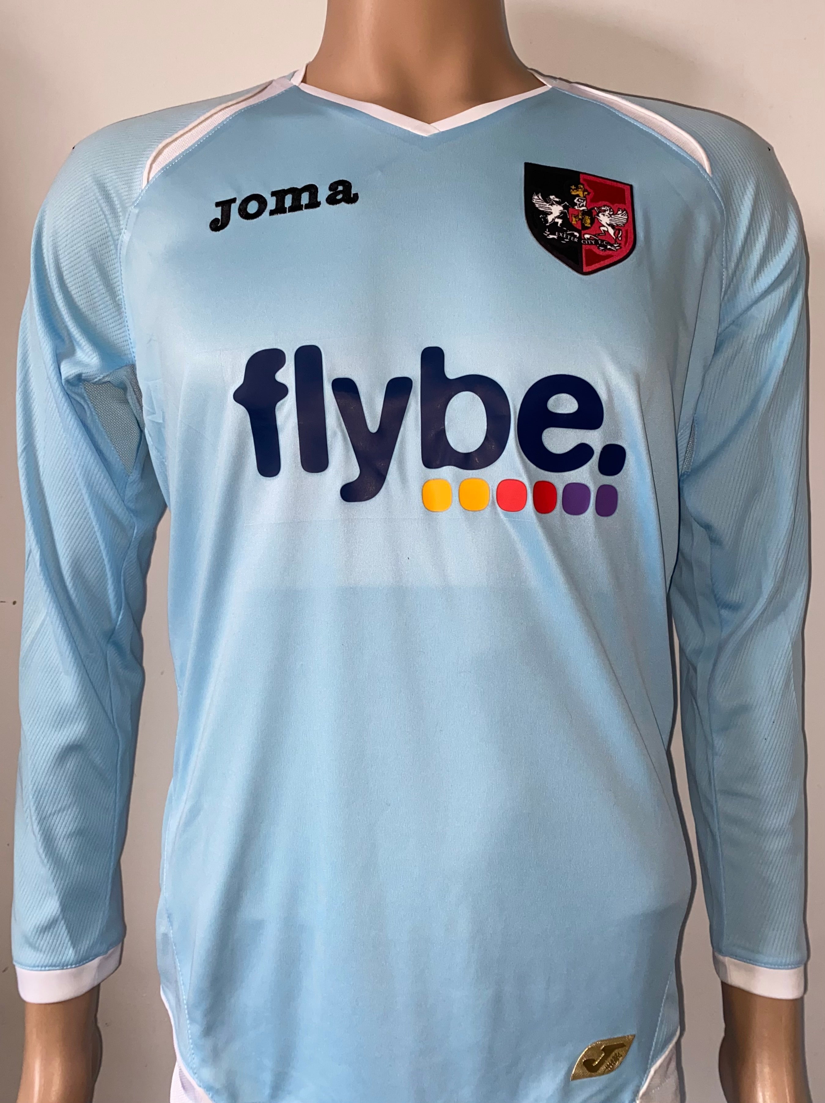 2013/14 ELLIOT CHAMBERLAIN MATCH WORN EXETER CITY AWAY SHIRT