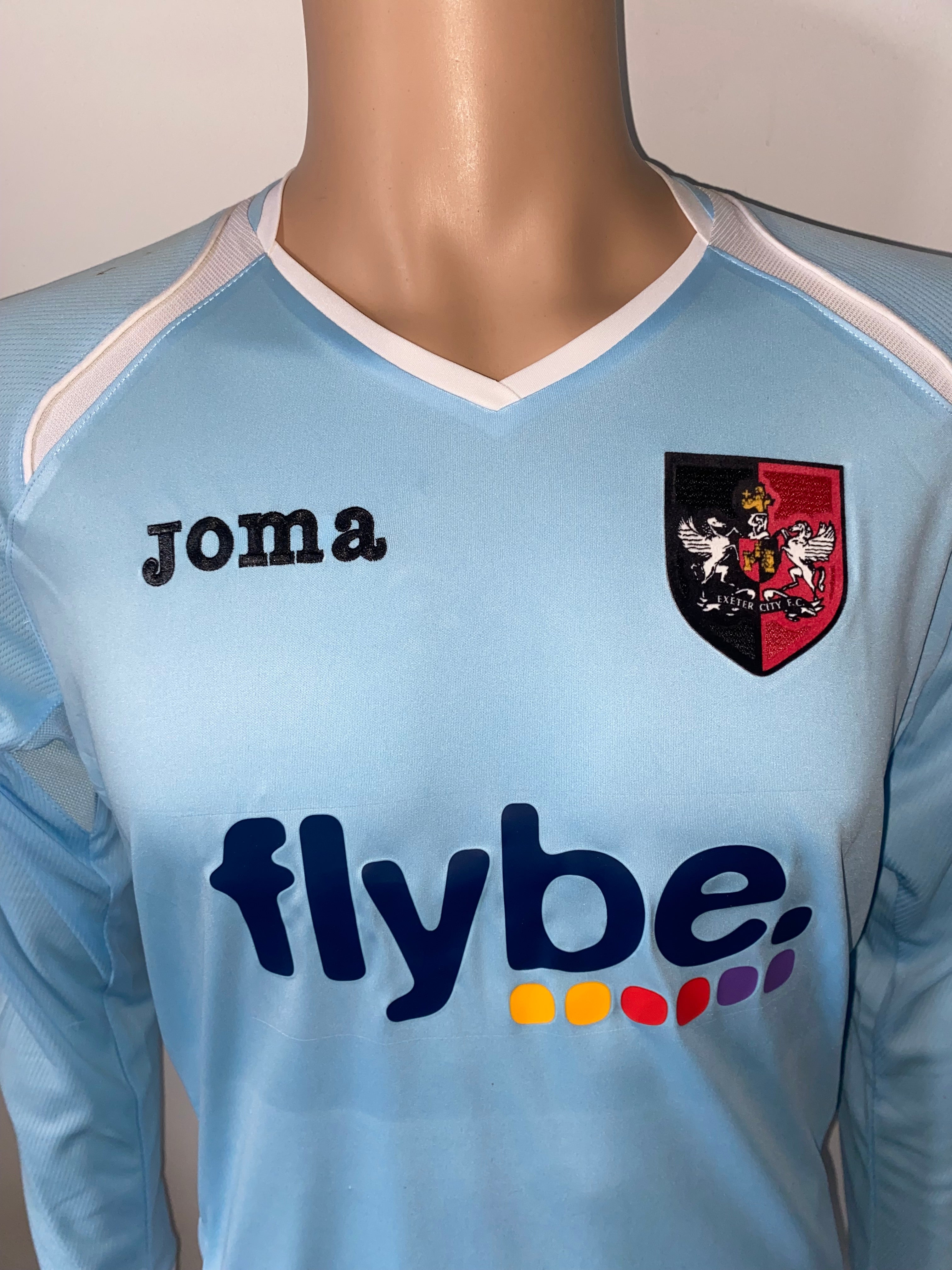 2013/14 ELLIOT CHAMBERLAIN MATCH WORN EXETER CITY AWAY SHIRT