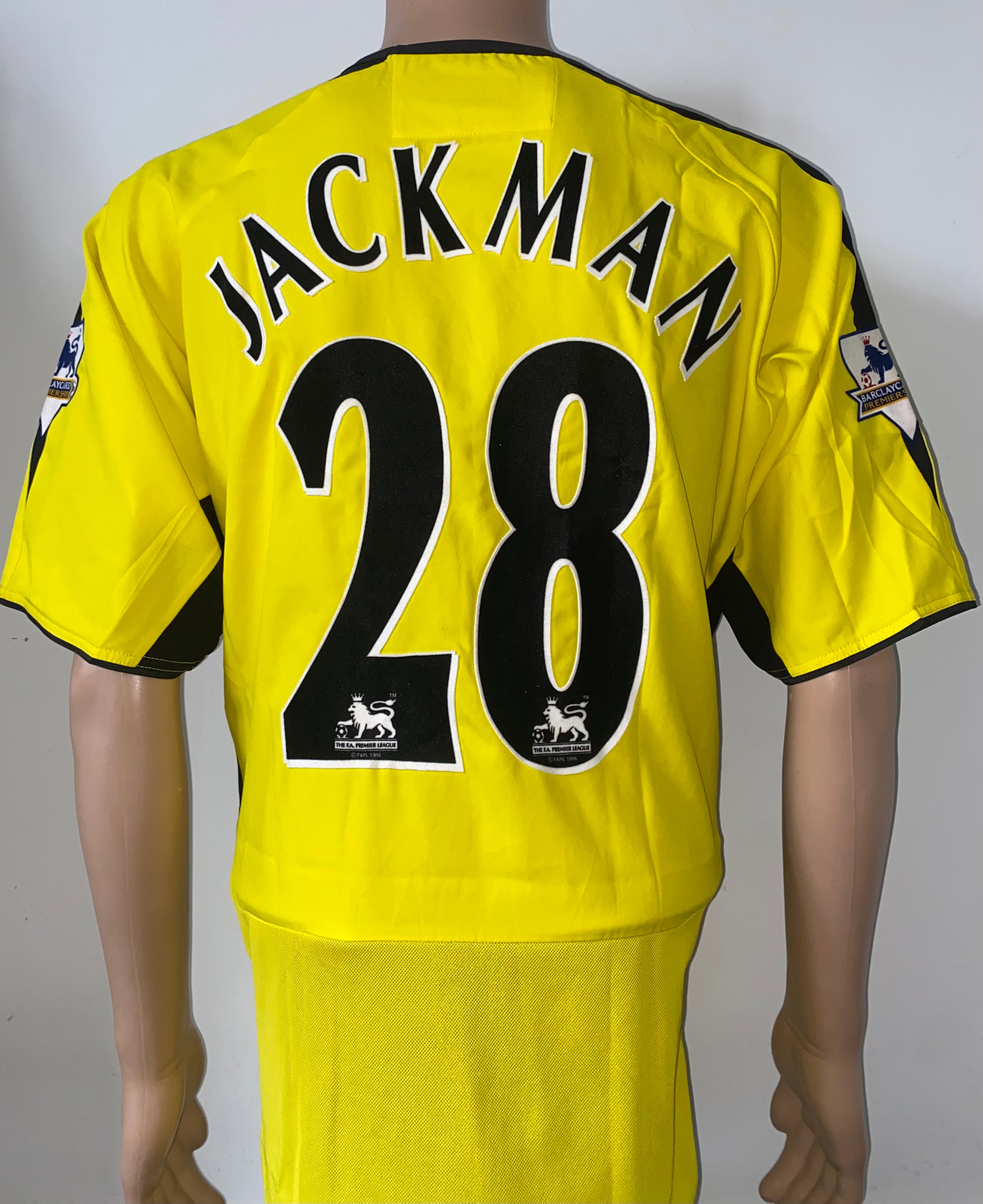 2003/04 ASTON VILLA MATCH ISSUE AWAY SHIRT (JACKMAN #28)