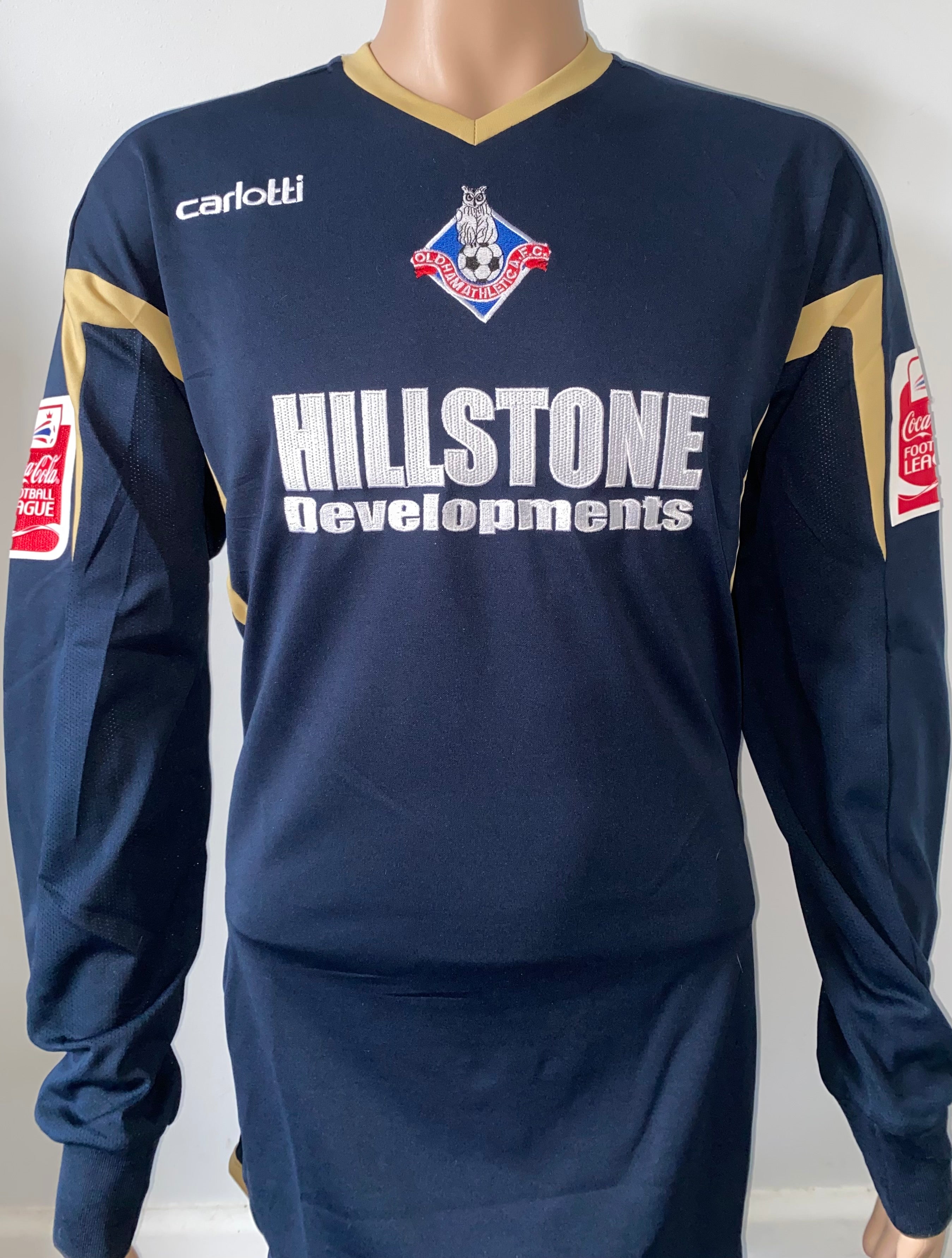2006/07 OLDHAM ATHLETIC MATCH WORN AWAY SHIRT (HALL #12)