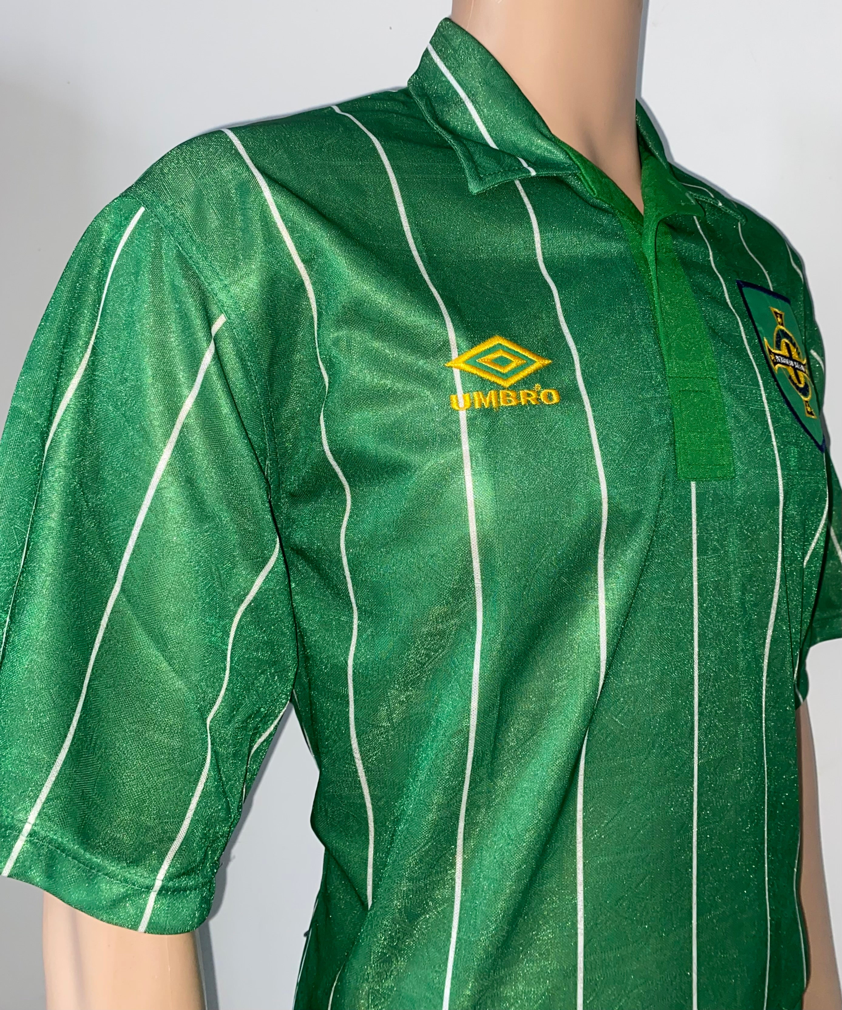1993 NORTHERN IRELAND MATCH WORN HOME SHIRT (MCGIBBON #16)