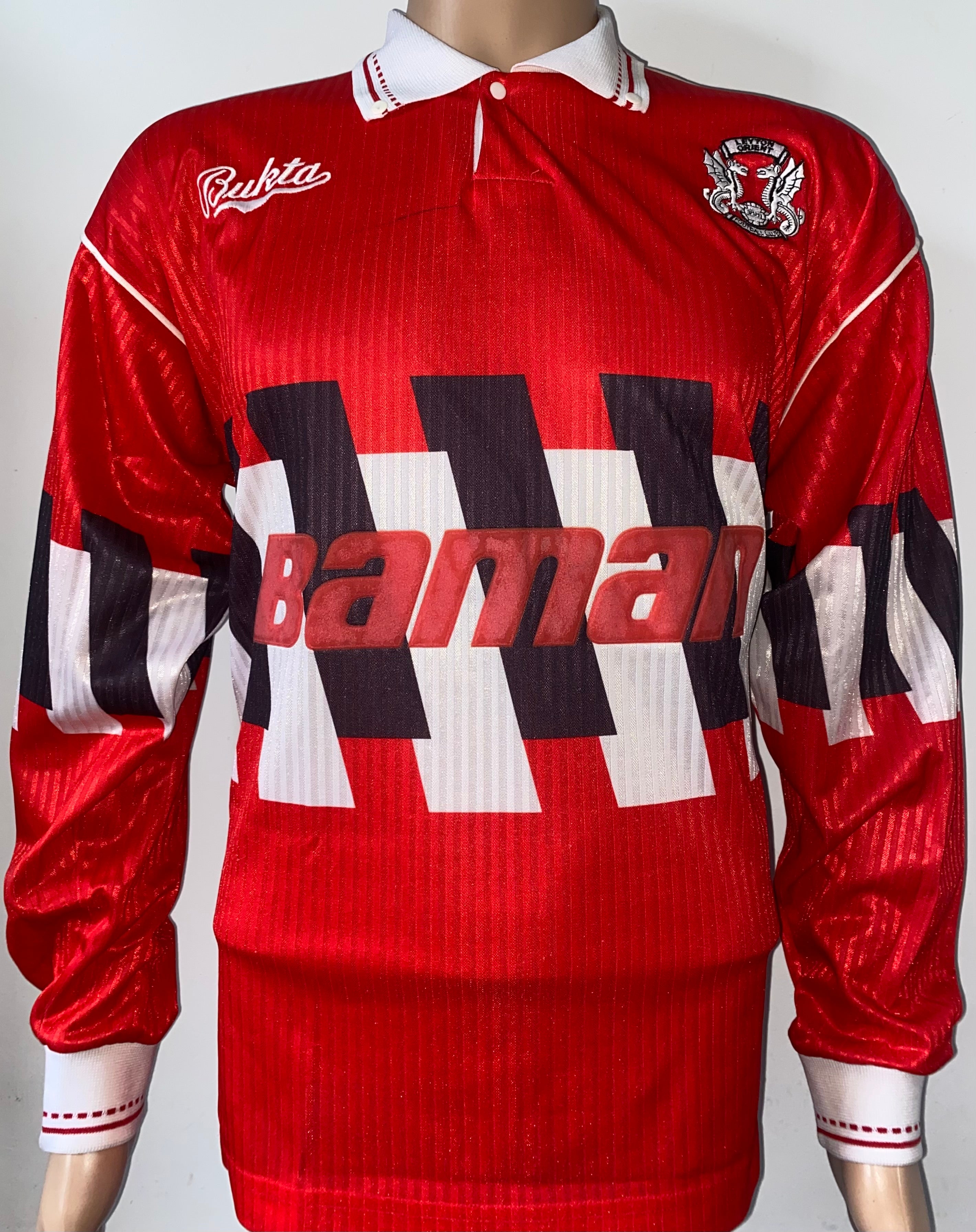 1991/92 LEYTON ORIENT MATCH ISSUE BUKTA HOME SHIRT #4