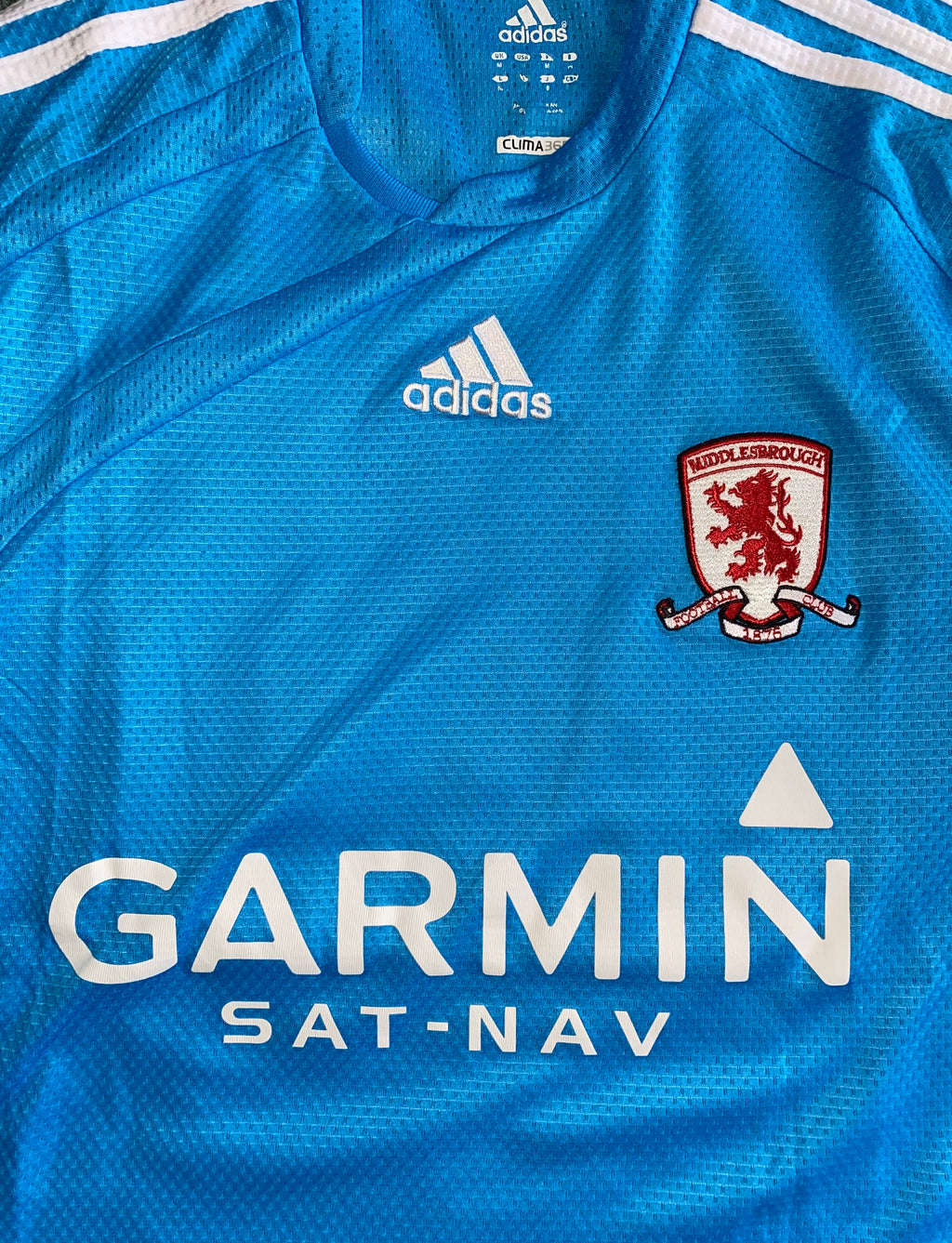 2009/10 MIDDLESBROUGH MATCH WORN AWAY SHIRT (FLOOD #14)