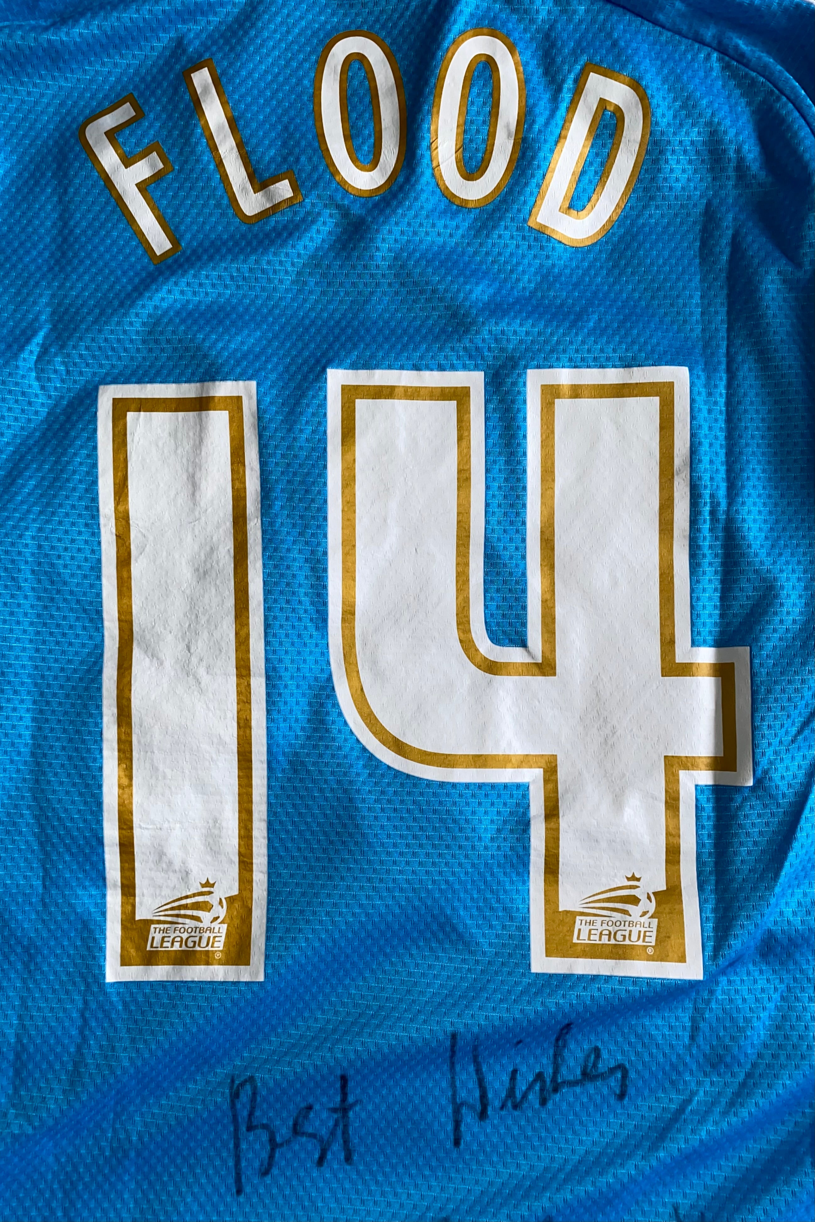 2009/10 MIDDLESBROUGH MATCH WORN AWAY SHIRT (FLOOD #14)