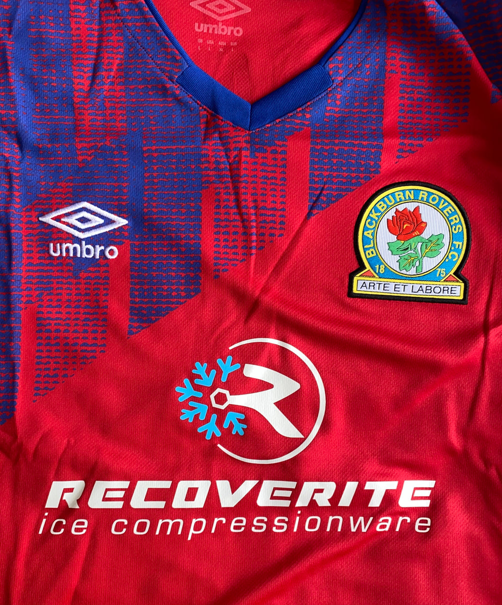 2020/21 BLACKBURN ROVERS MATCH WORN AWAY SHIRT (TRAVIS #27)