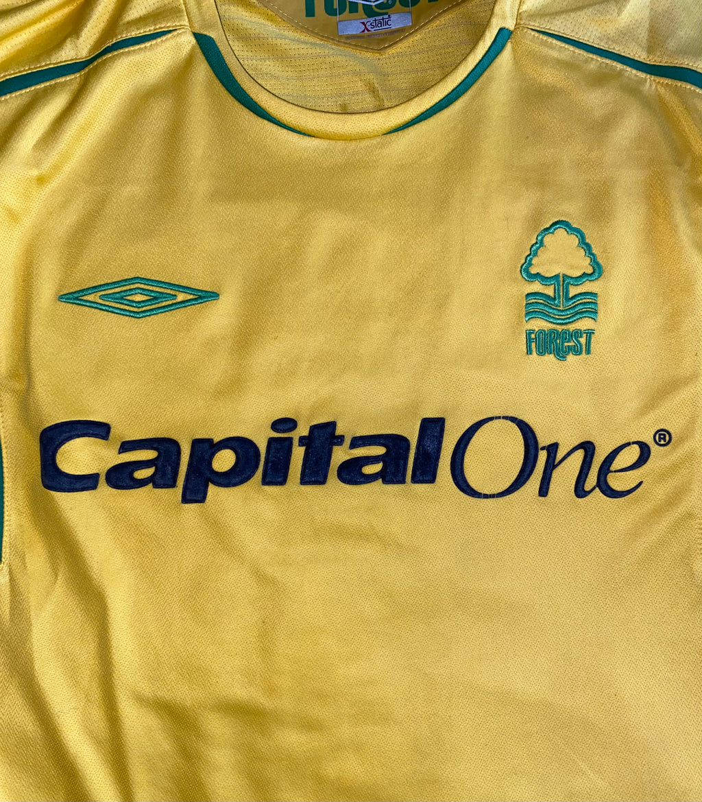 2006/07 NOTTINGHAM FOREST MATCH WORN 3RD SHIRT (CLINGAN #40)
