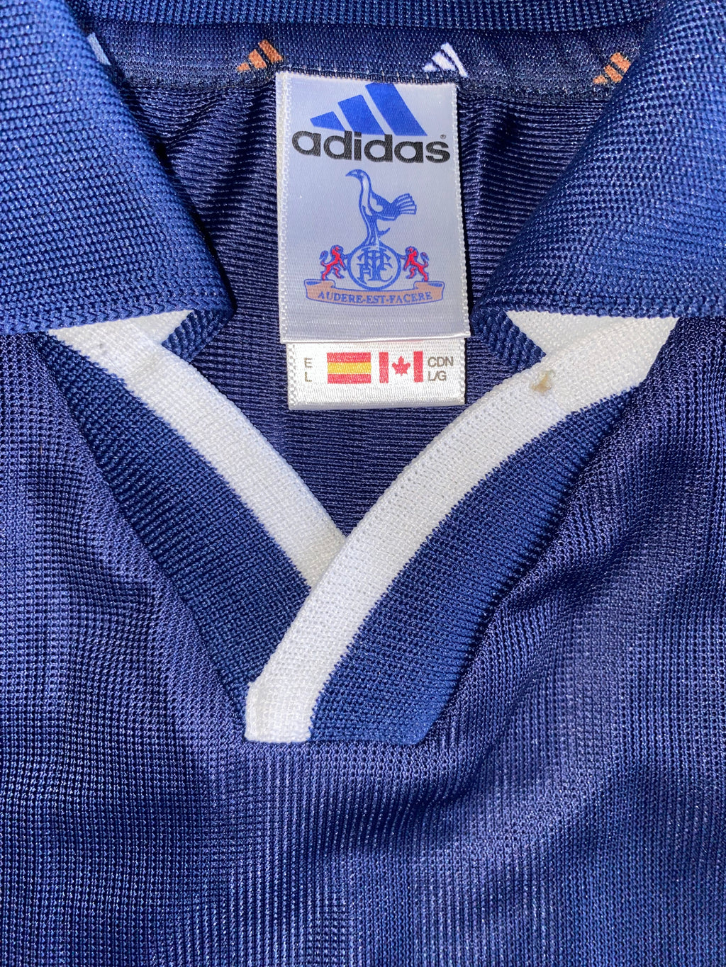 2000/01 TOTTENHAM HOTSPUR ADIDAS SIGNED MATCH WORN AWAY SHIRT (CARR #2)