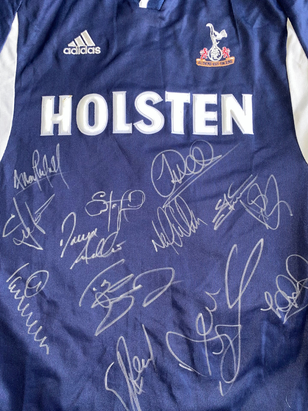 2000/01 TOTTENHAM HOTSPUR ADIDAS SIGNED MATCH WORN AWAY SHIRT (CARR #2)