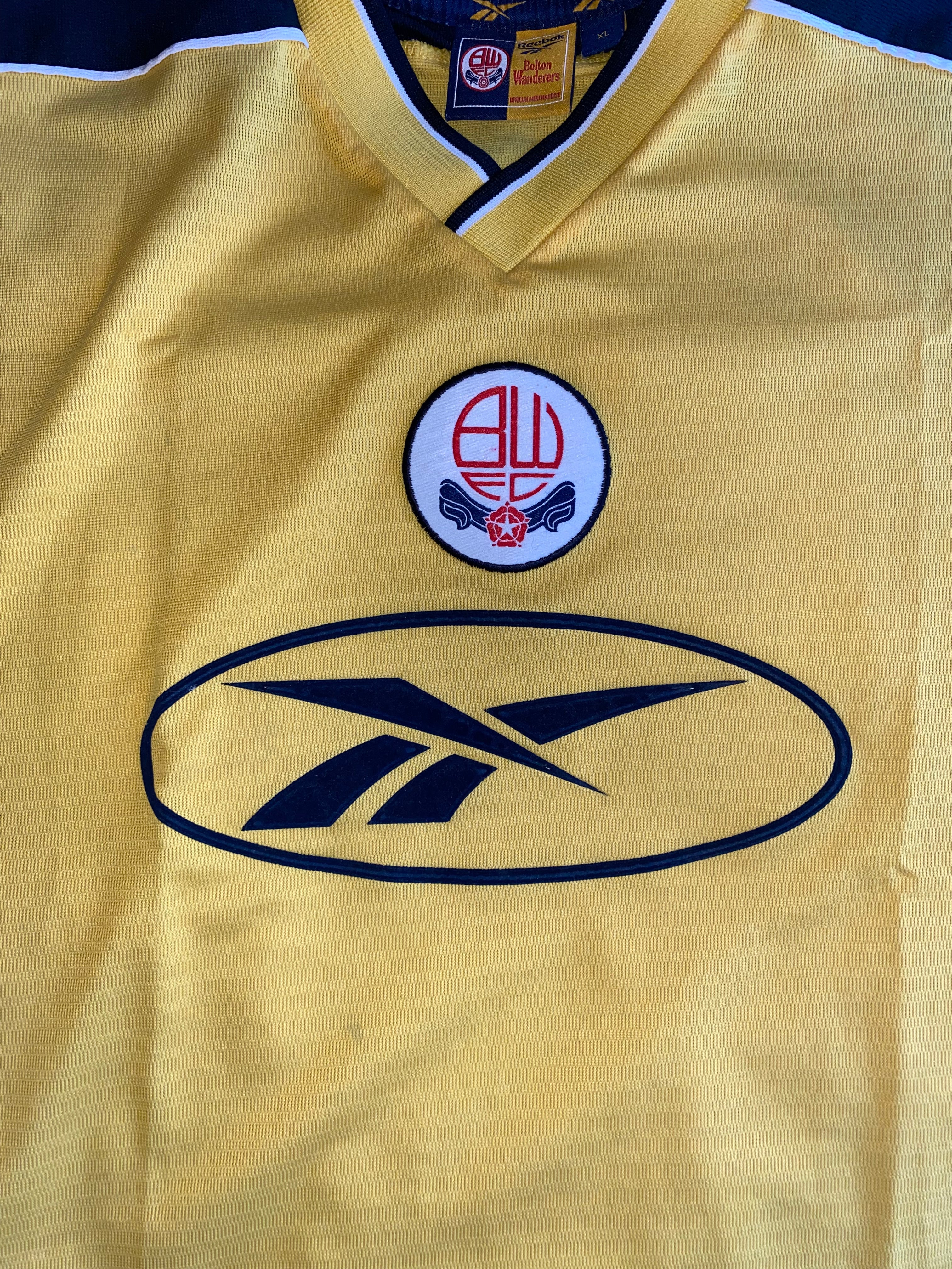 1998/99 BOLTON WANDERERS MATCH WORN AWAY SHIRT #16