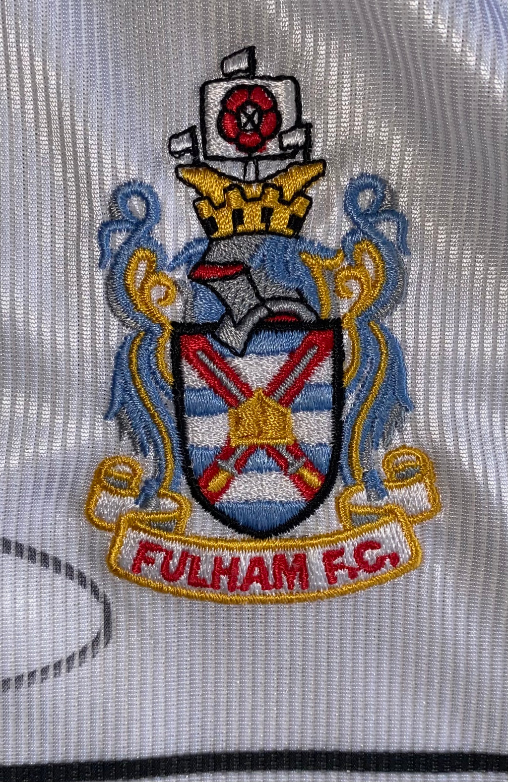 2000/01 FULHAM MATCH WORN ADIDAS HOME SHIRT (COLLINS 10)