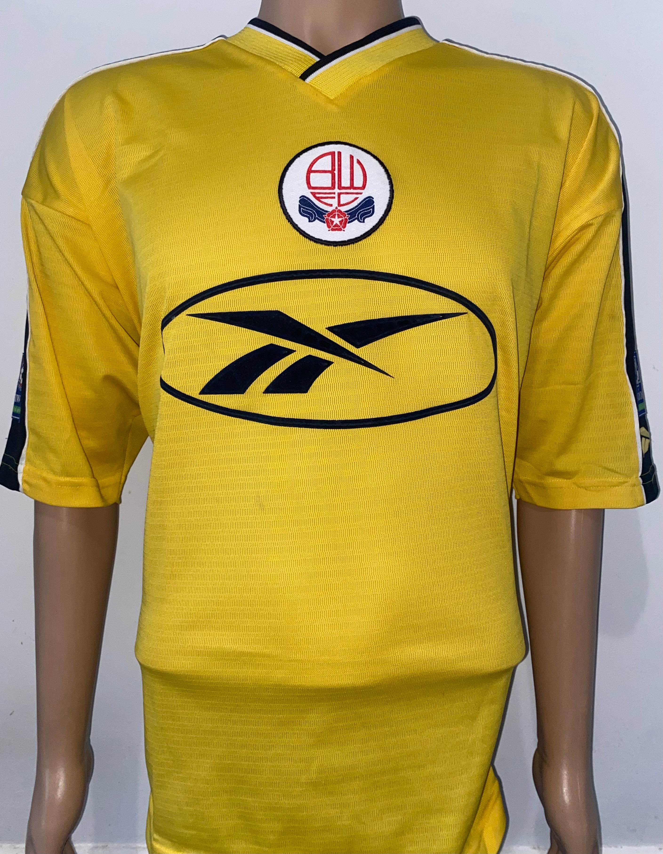 1998/99 BOLTON WANDERERS MATCH WORN AWAY SHIRT #16