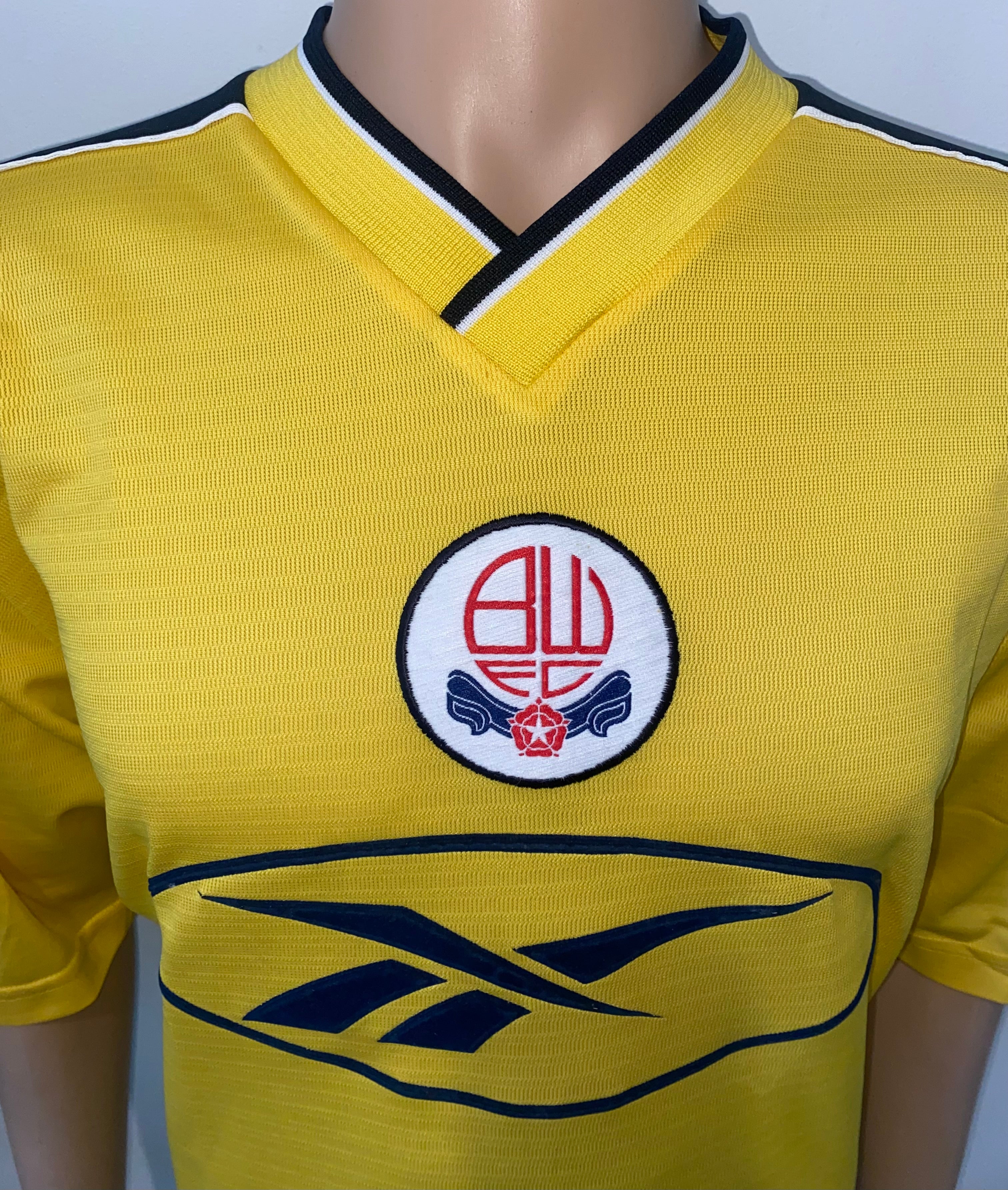 1998/99 BOLTON WANDERERS MATCH WORN AWAY SHIRT #16