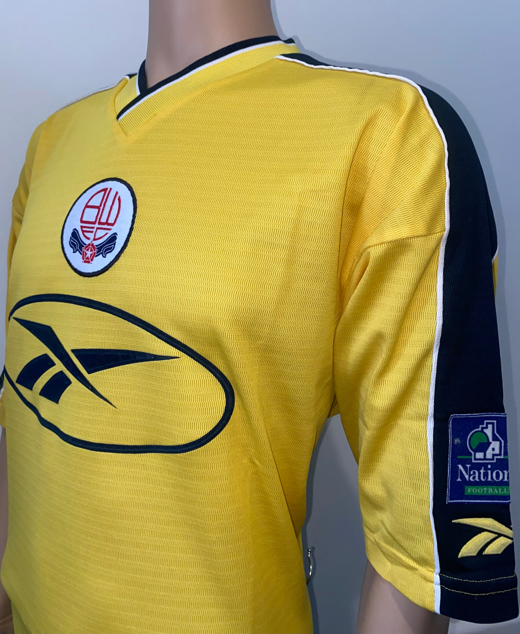 1998/99 BOLTON WANDERERS MATCH WORN AWAY SHIRT #16