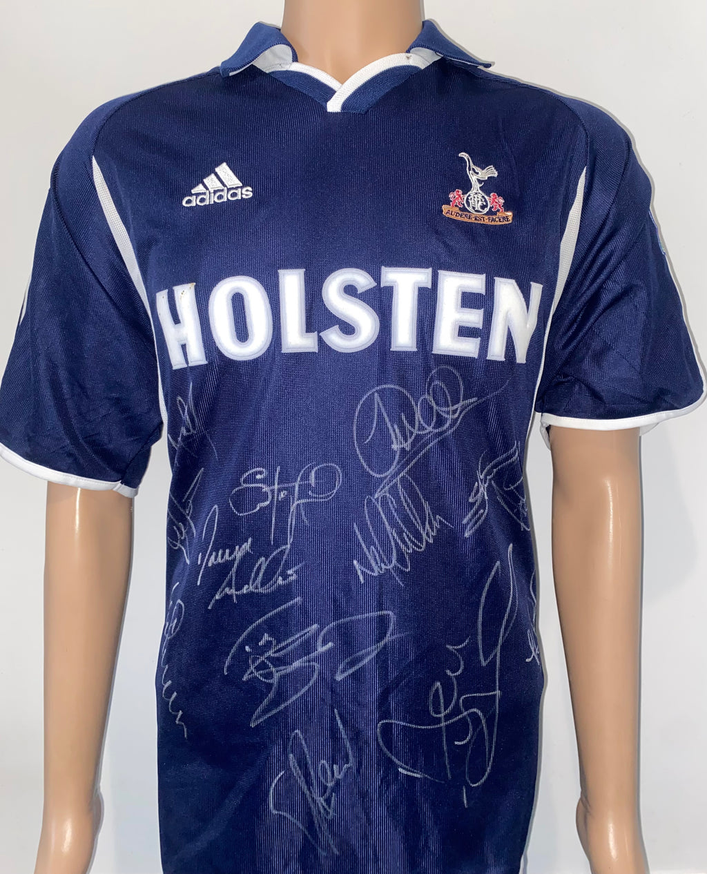 2000/01 TOTTENHAM HOTSPUR ADIDAS SIGNED MATCH WORN AWAY SHIRT (CARR #2)