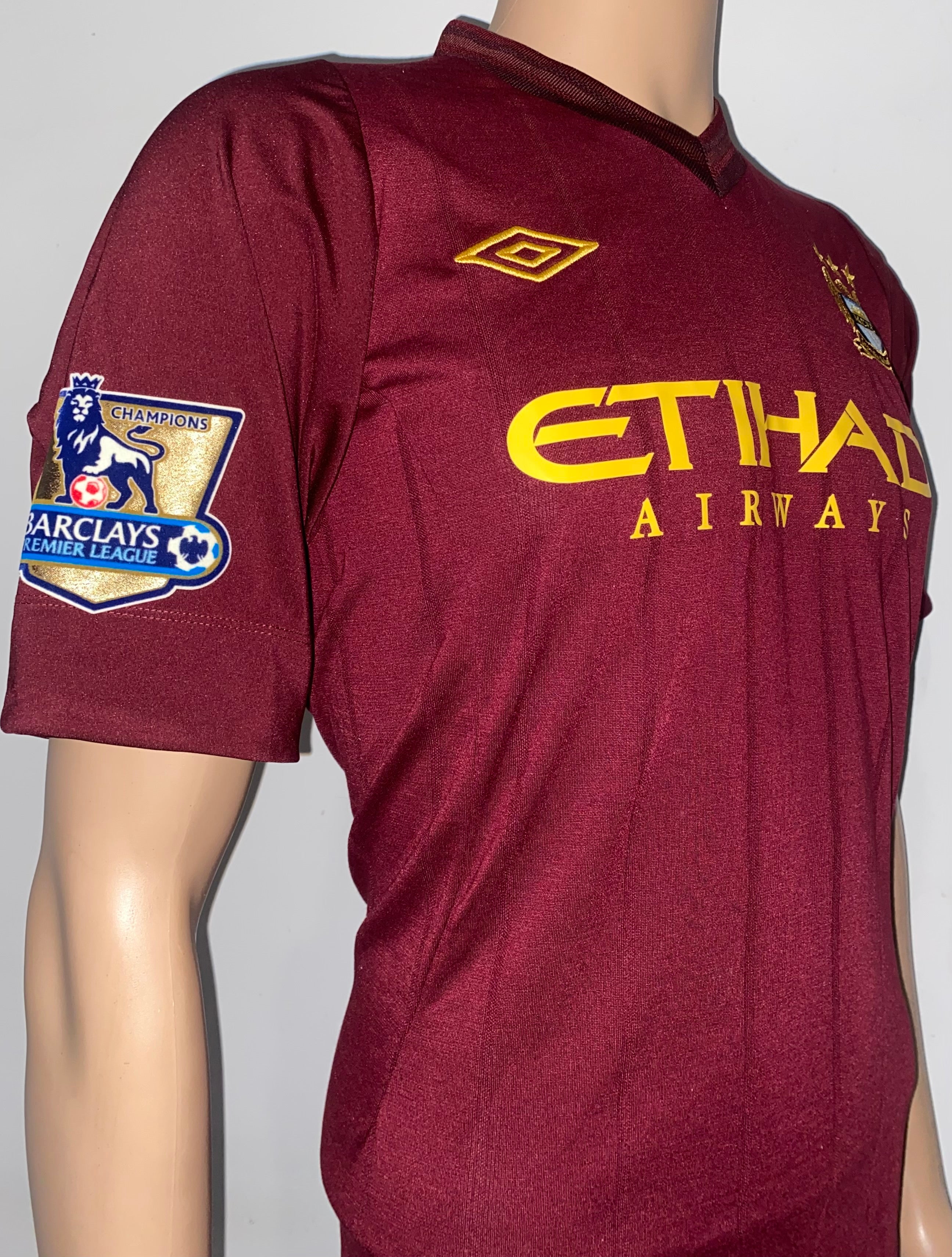 2012/13 MANCHESTER CITY MATCH ISSUE AWAY SHIRT (JOHNSON #11)