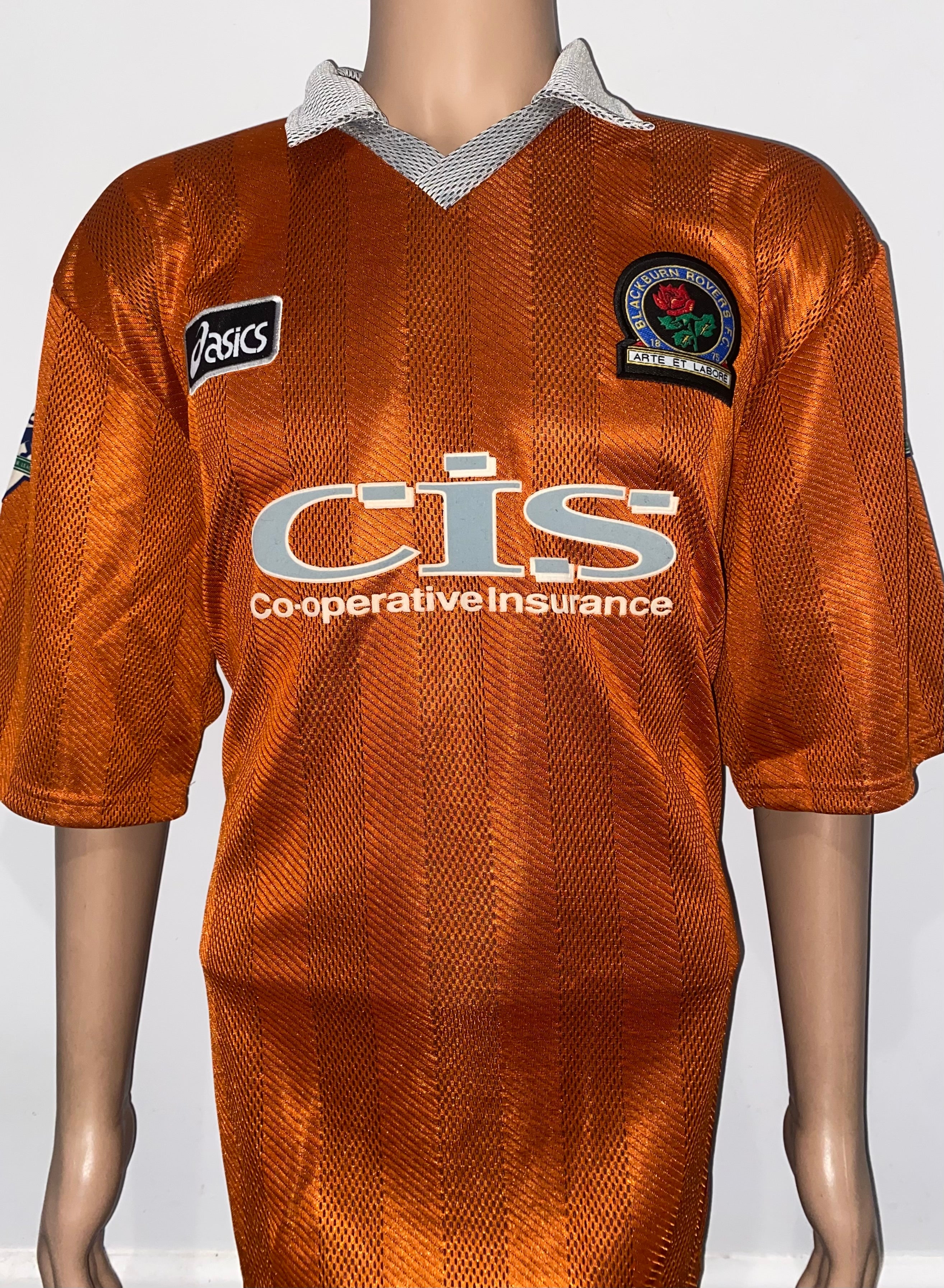 1996/97 BLACKBURN ROVERS MATCH ISSUE AWAY SHIRT (CROFT #20)