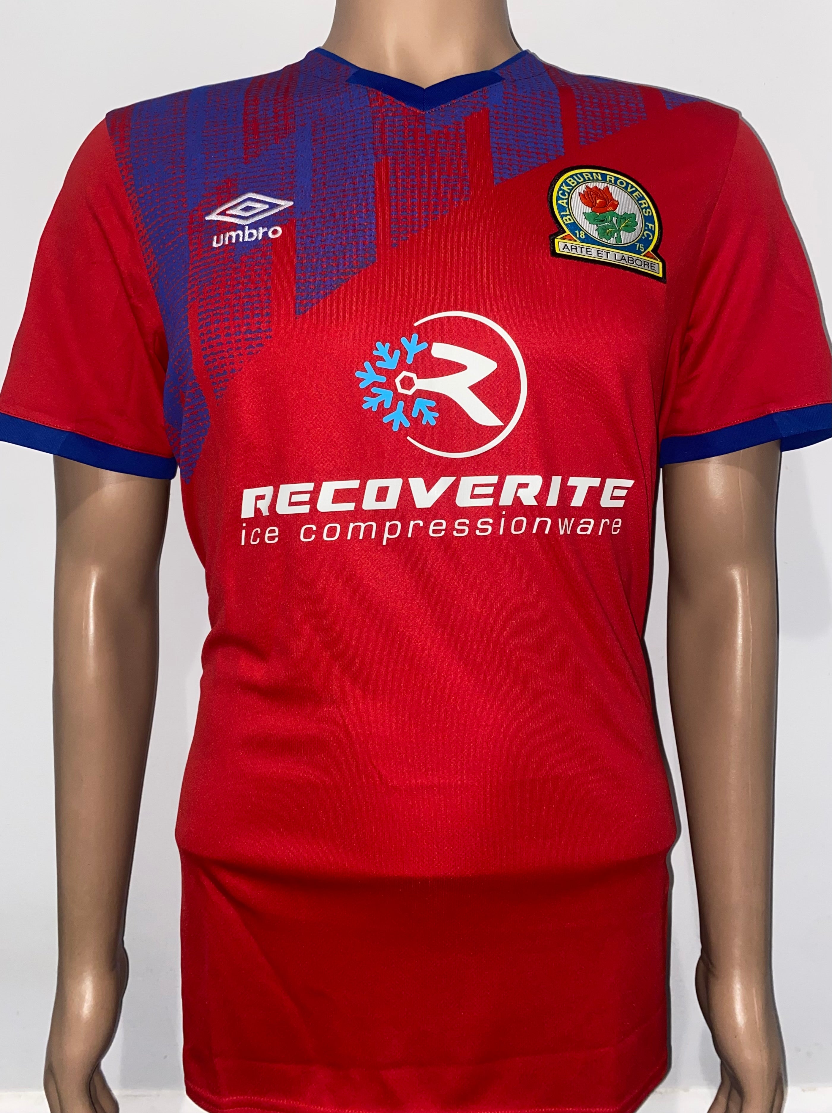 2020/21 BLACKBURN ROVERS MATCH WORN AWAY SHIRT (TRAVIS #27)