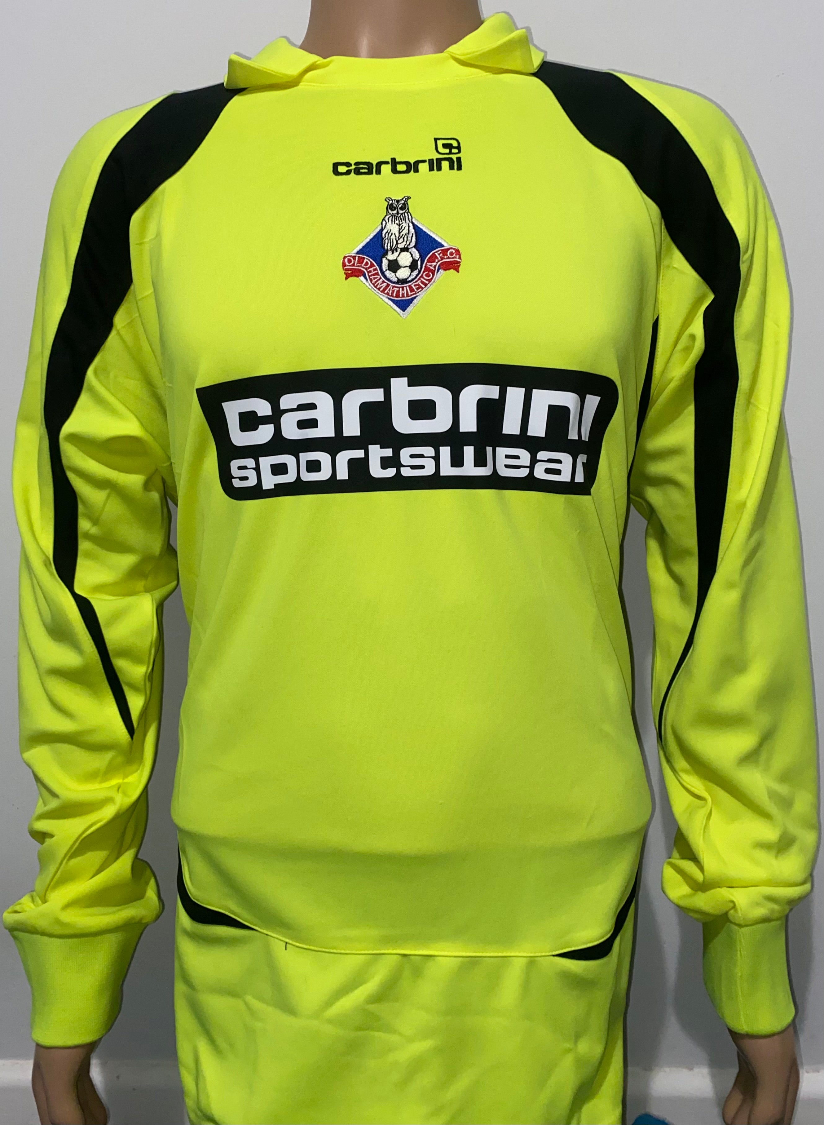 2008/09 OLDHAM ATHLETIC MATCH WORN AWAY SHIRT (ALLOTT #8)