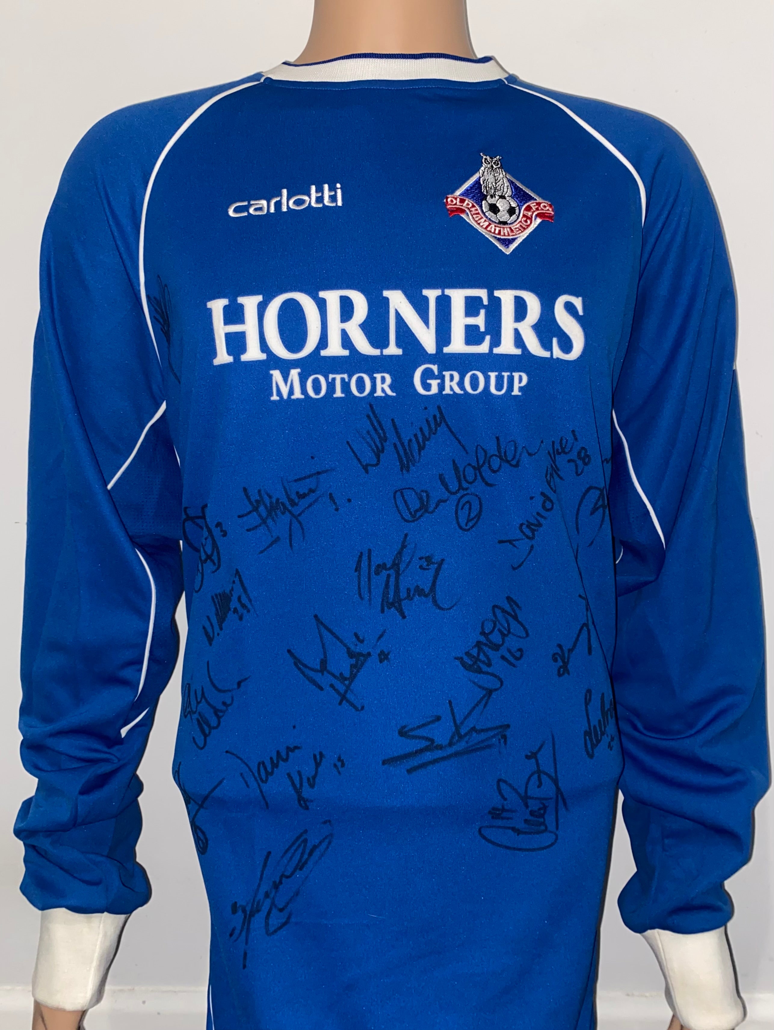2004/05 OLDHAM ATHLETIC MATCH WORN HOME SHIRT (BOSHELL #8)