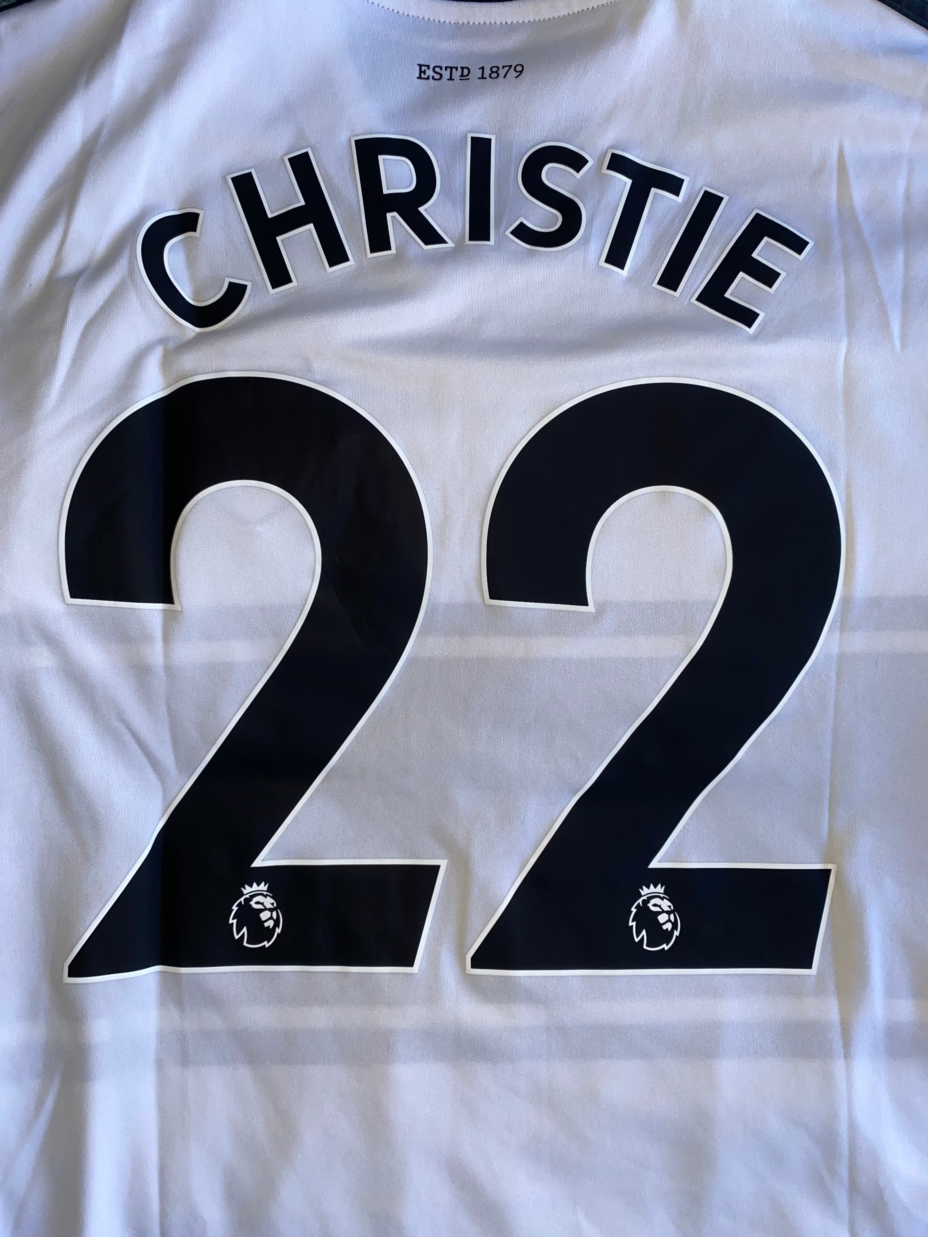 2018/19 FULHAM MATCH WORN HOME SHIRT (CHRISTIE #22)