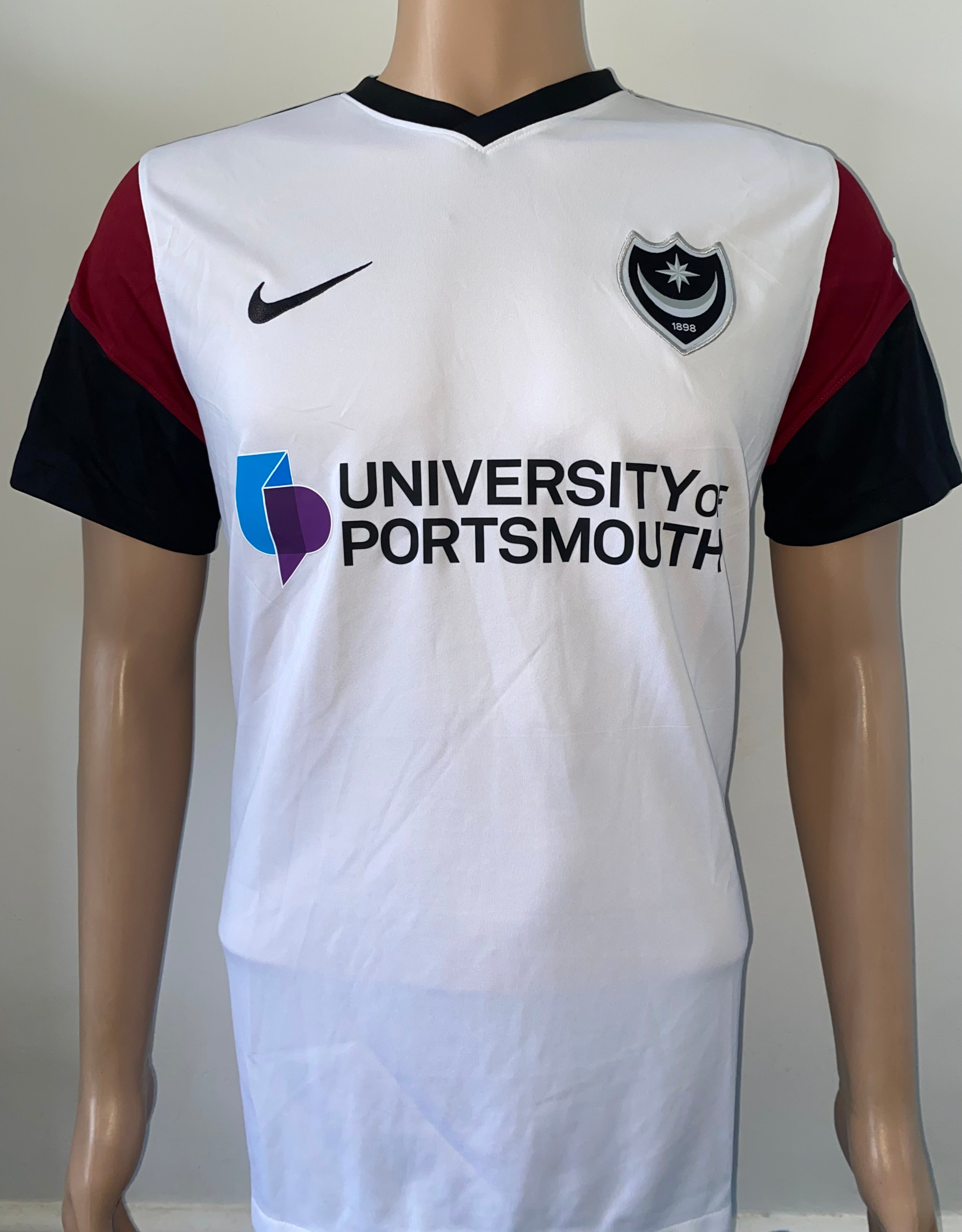 2021/22 PORTSMOUTH MATCH WORN AWAY SHIRT (ROBERTSON #4)